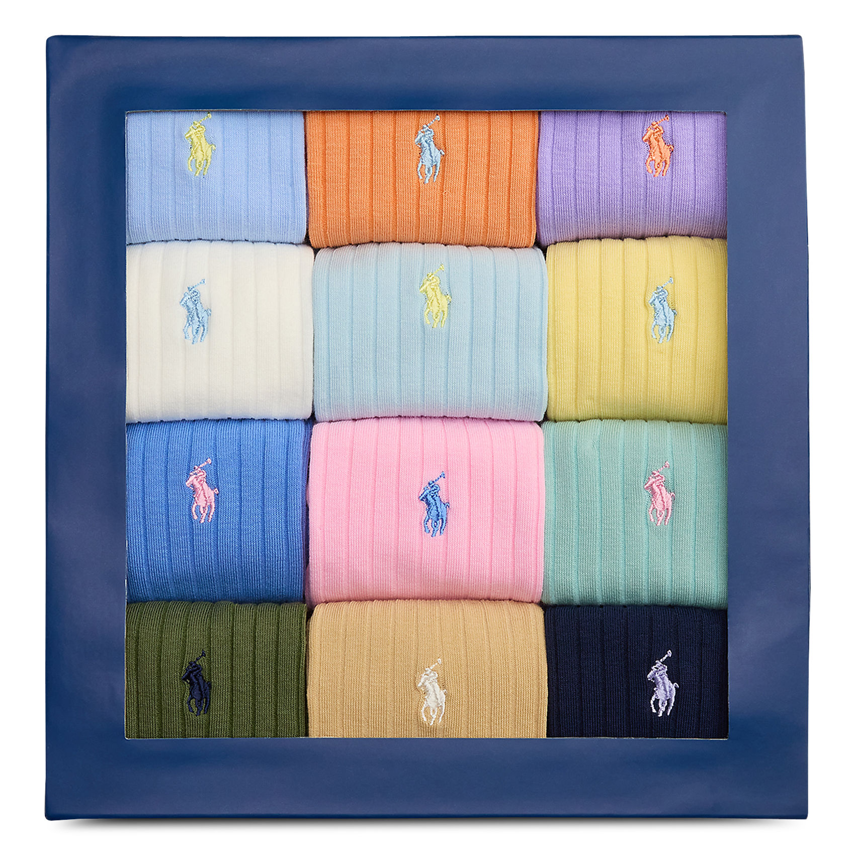 Lot de 12 paires de chaussettes POLO RALPH LAUREN Multicolore