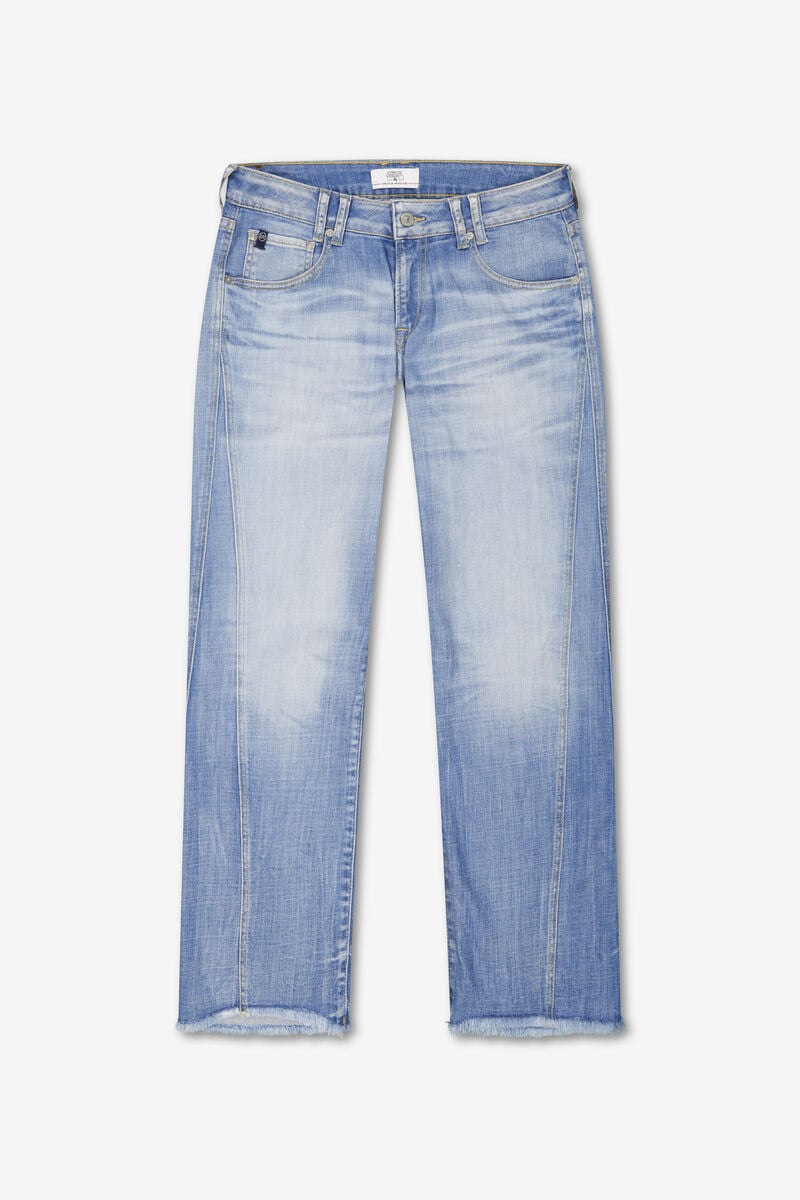 Straight jeans, 7/8 length LE TEMPS DES CERISES Blue
