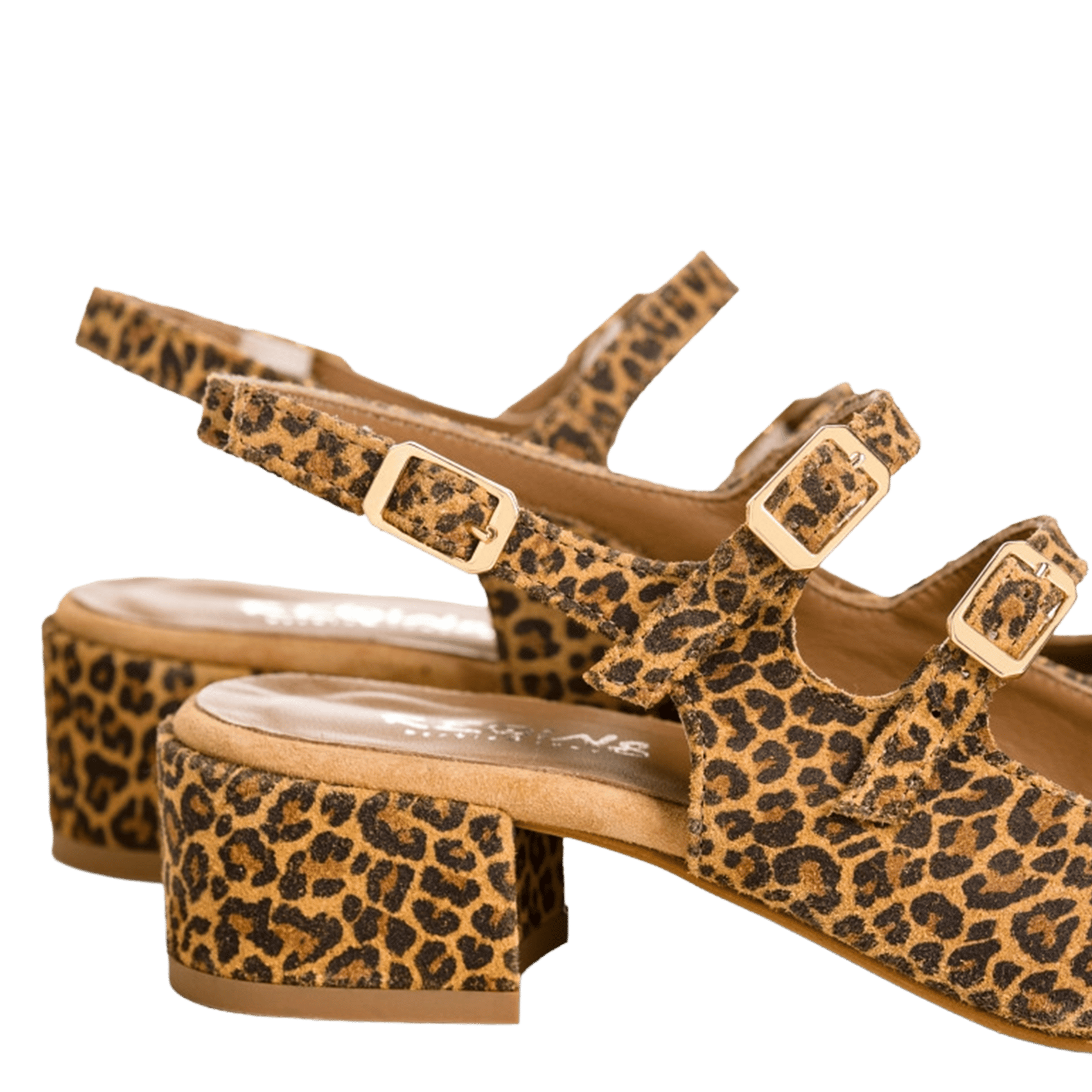 Leather Mary Janes REQINS Brown