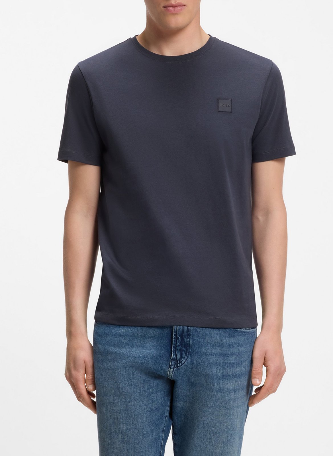 Short-sleeved round-neck cotton T-shirt BOSS