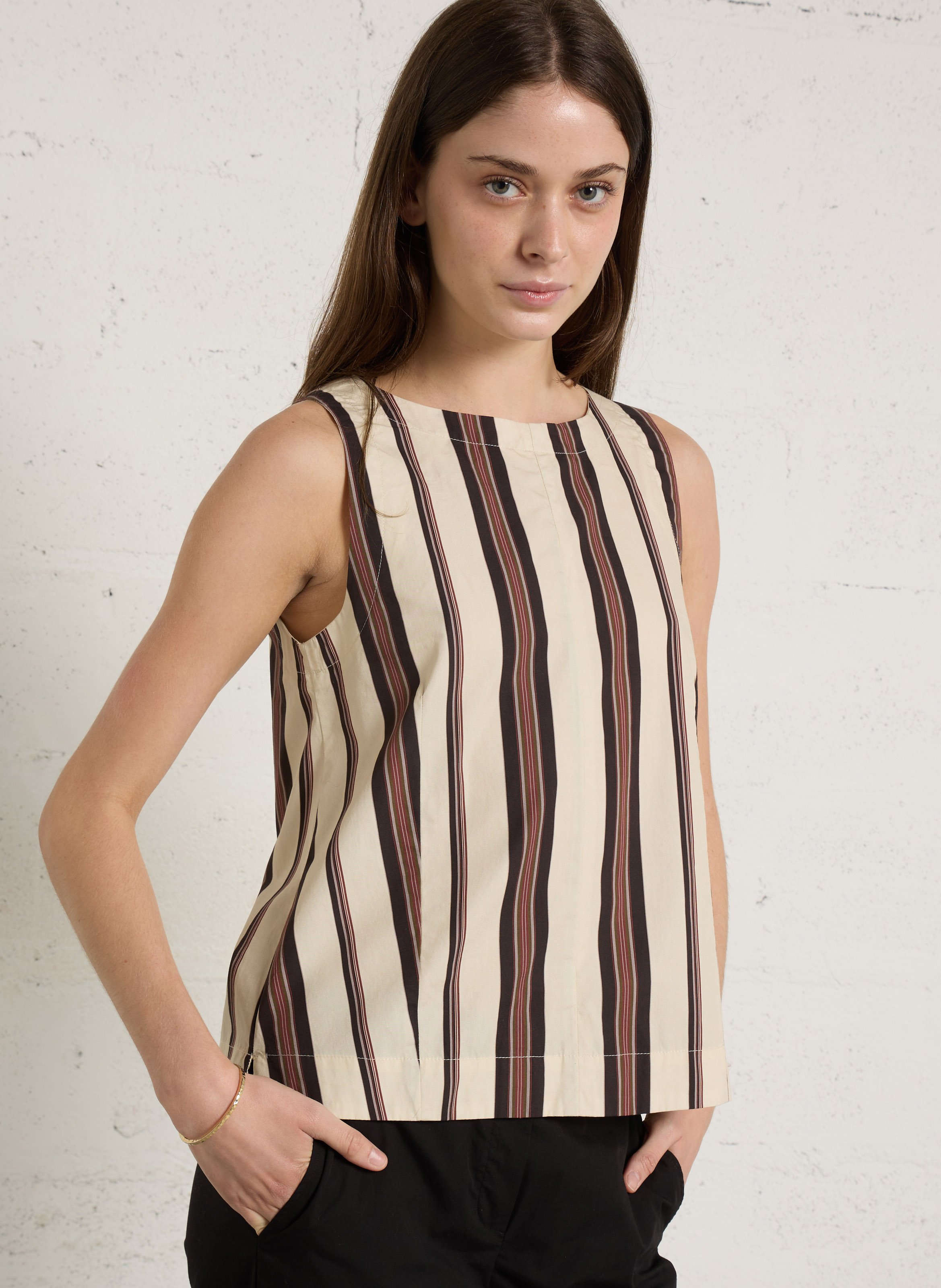 Aimee dotted Swiss top DIEGA Multicolored