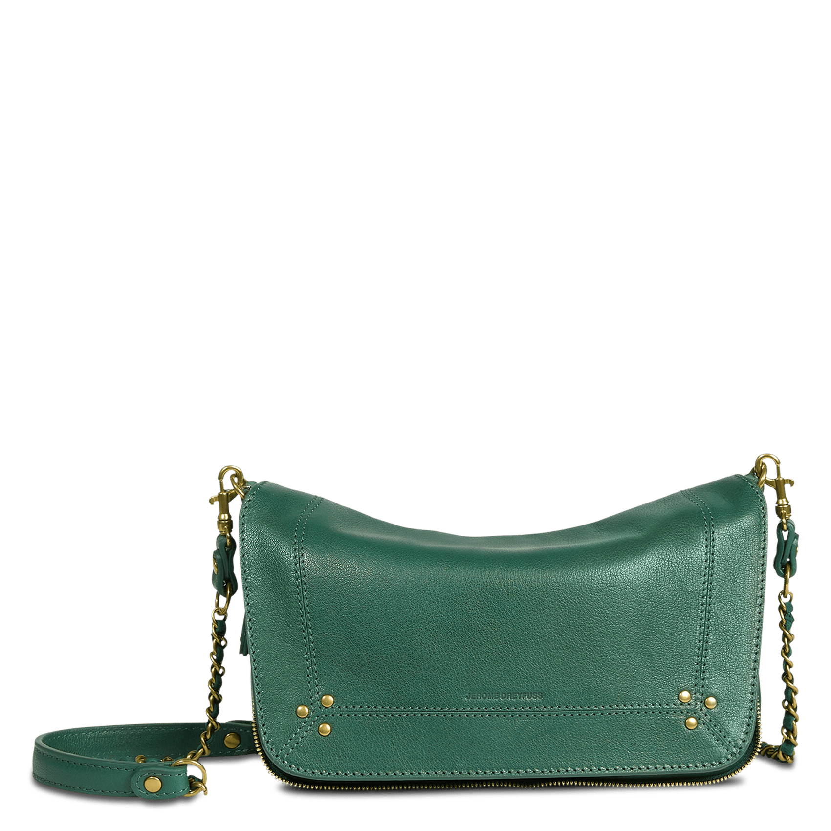 Brieftasche aus Leder JEROME DREYFUSS Khaki