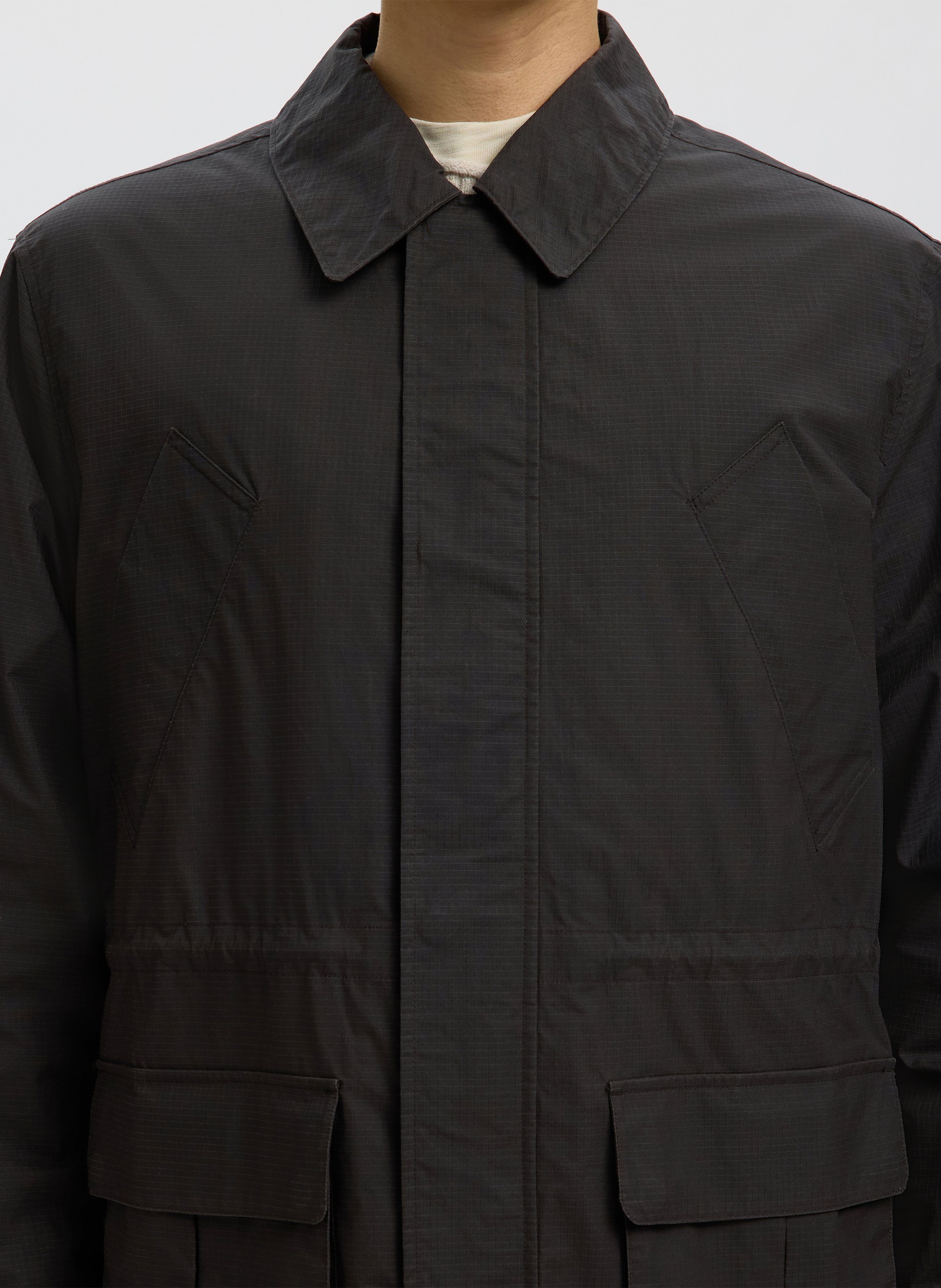 Parda classic organic cotton shirt SELECTED Brown