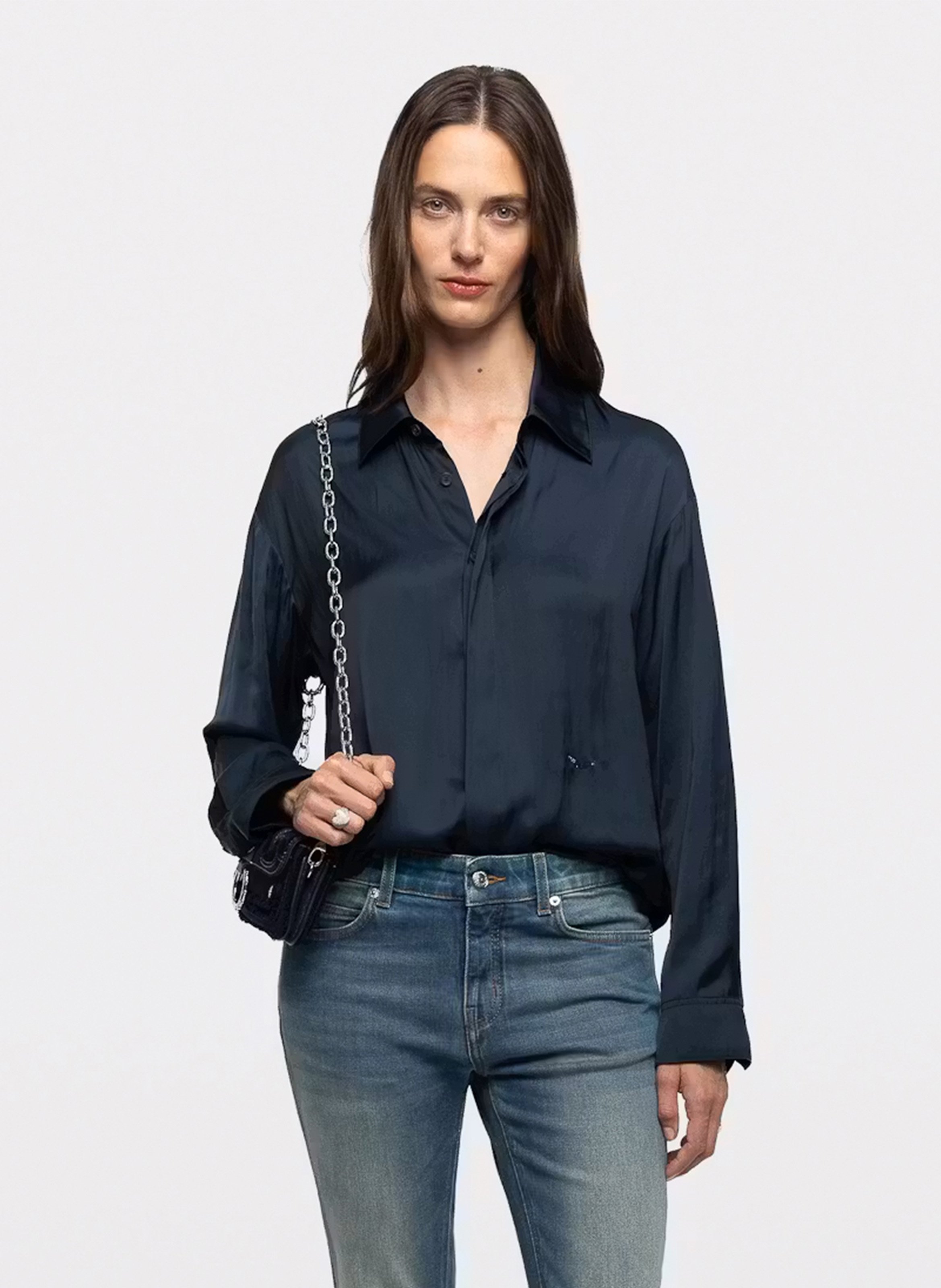 Longbluse zum Binden ZADIG&VOLTAIRE Blau
