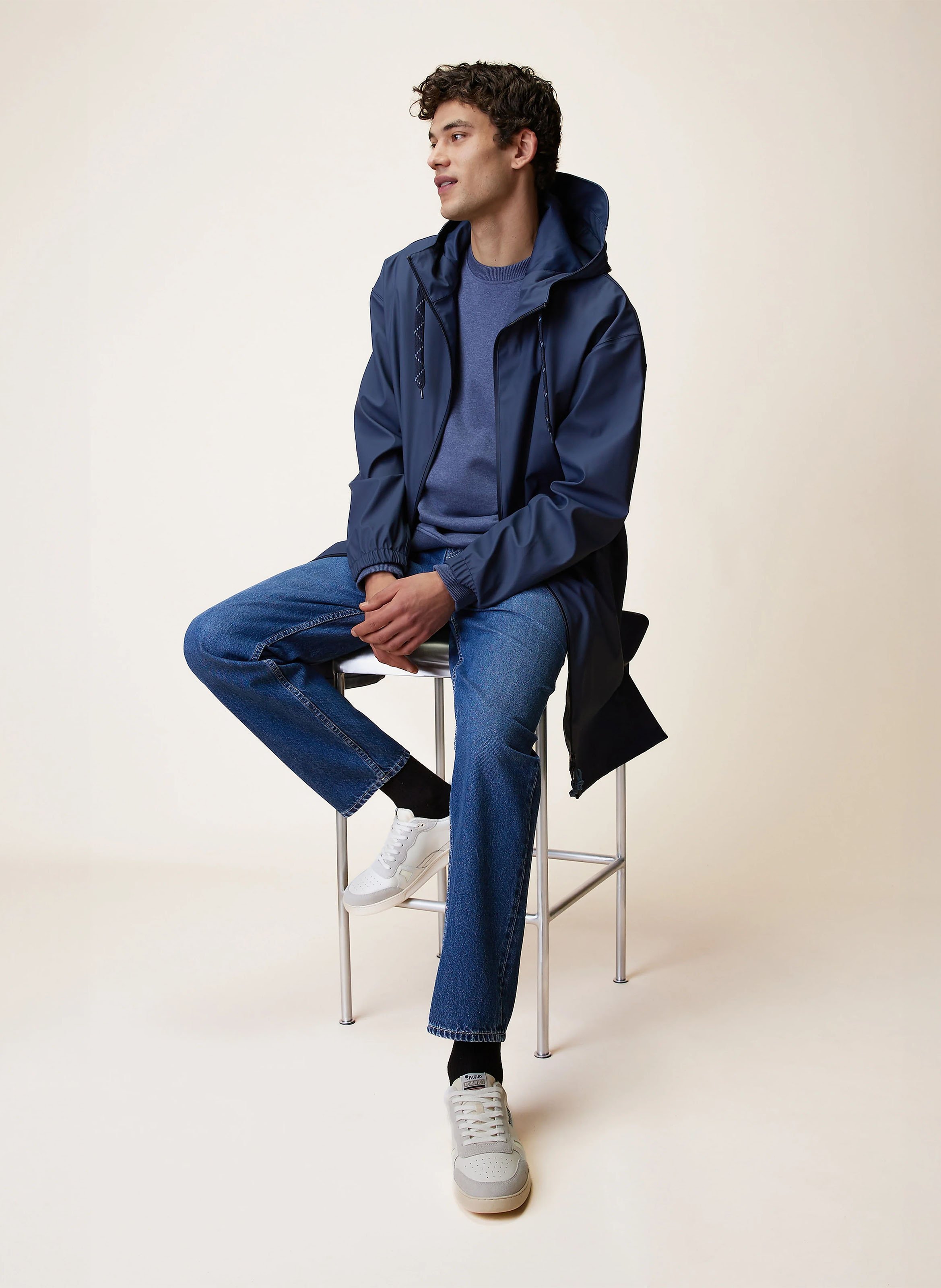 Parka mit Stehkragen FAGUO Blau