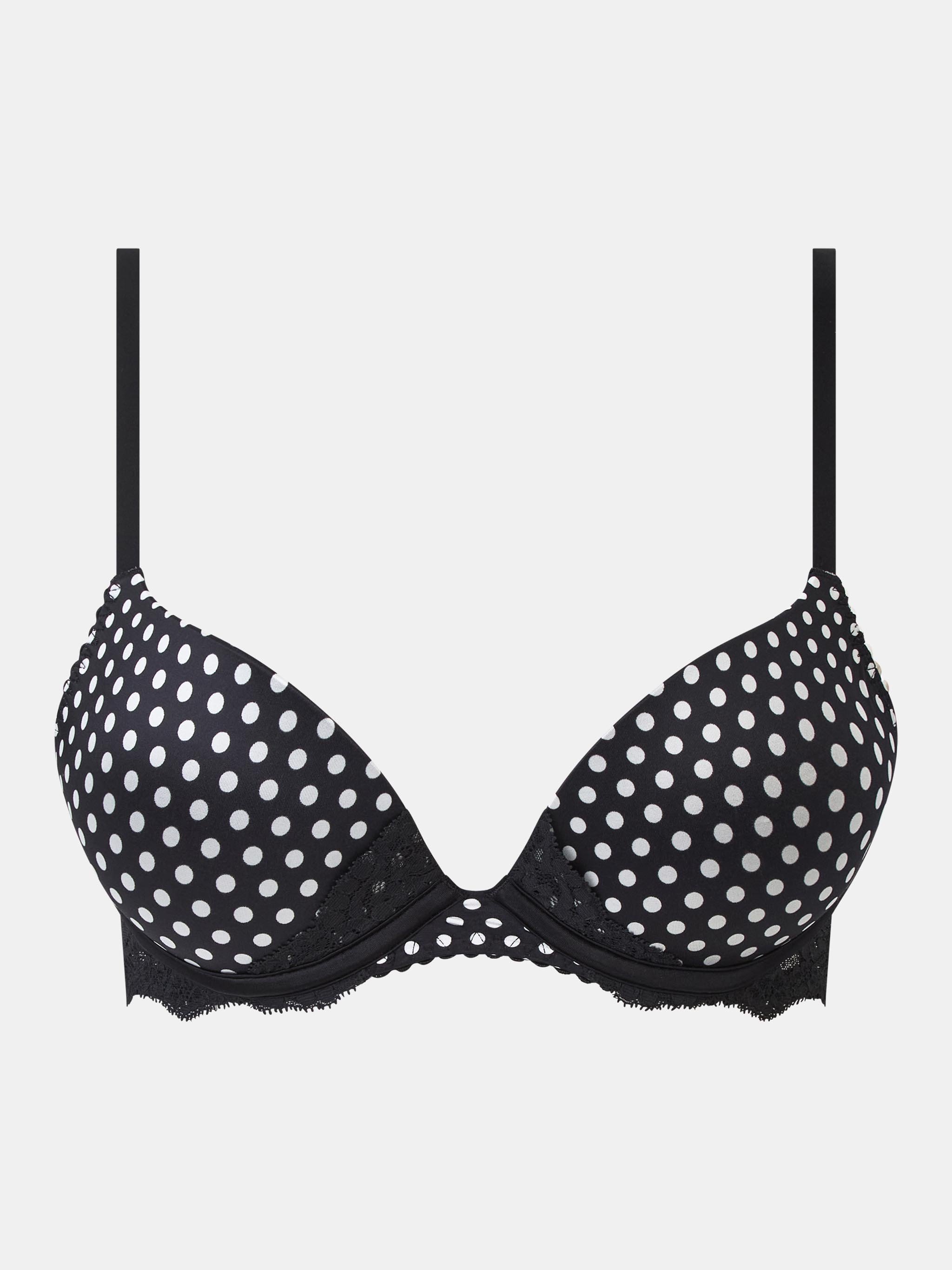 Push-up lace padded bra CHANTELLE PULP Black