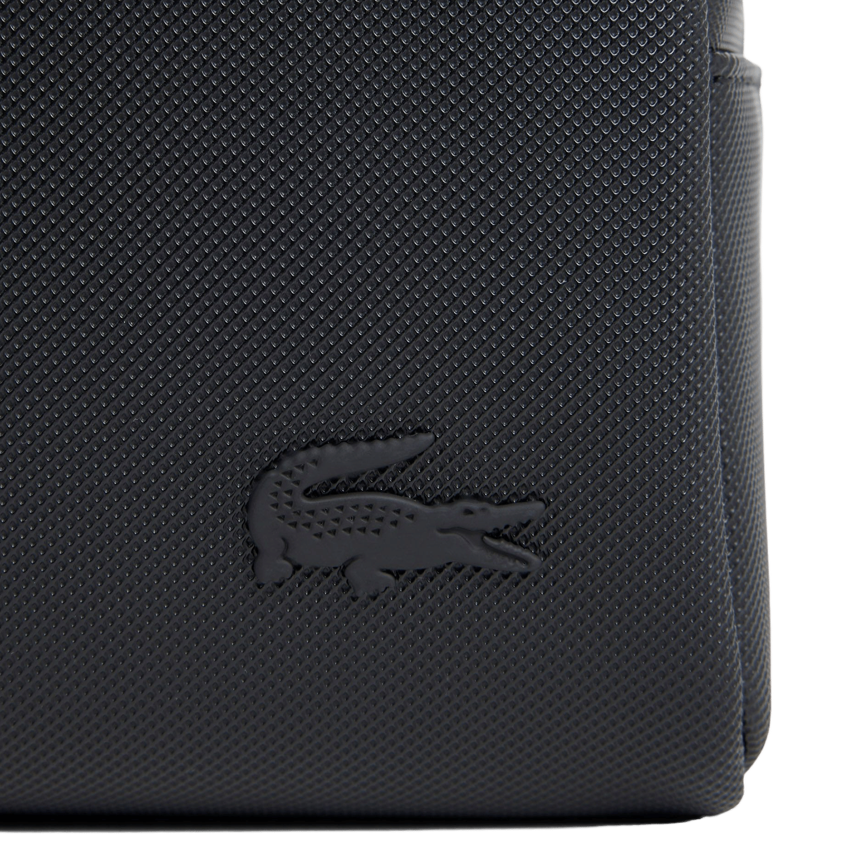 Trousse texturée et zippée LACOSTE Noir