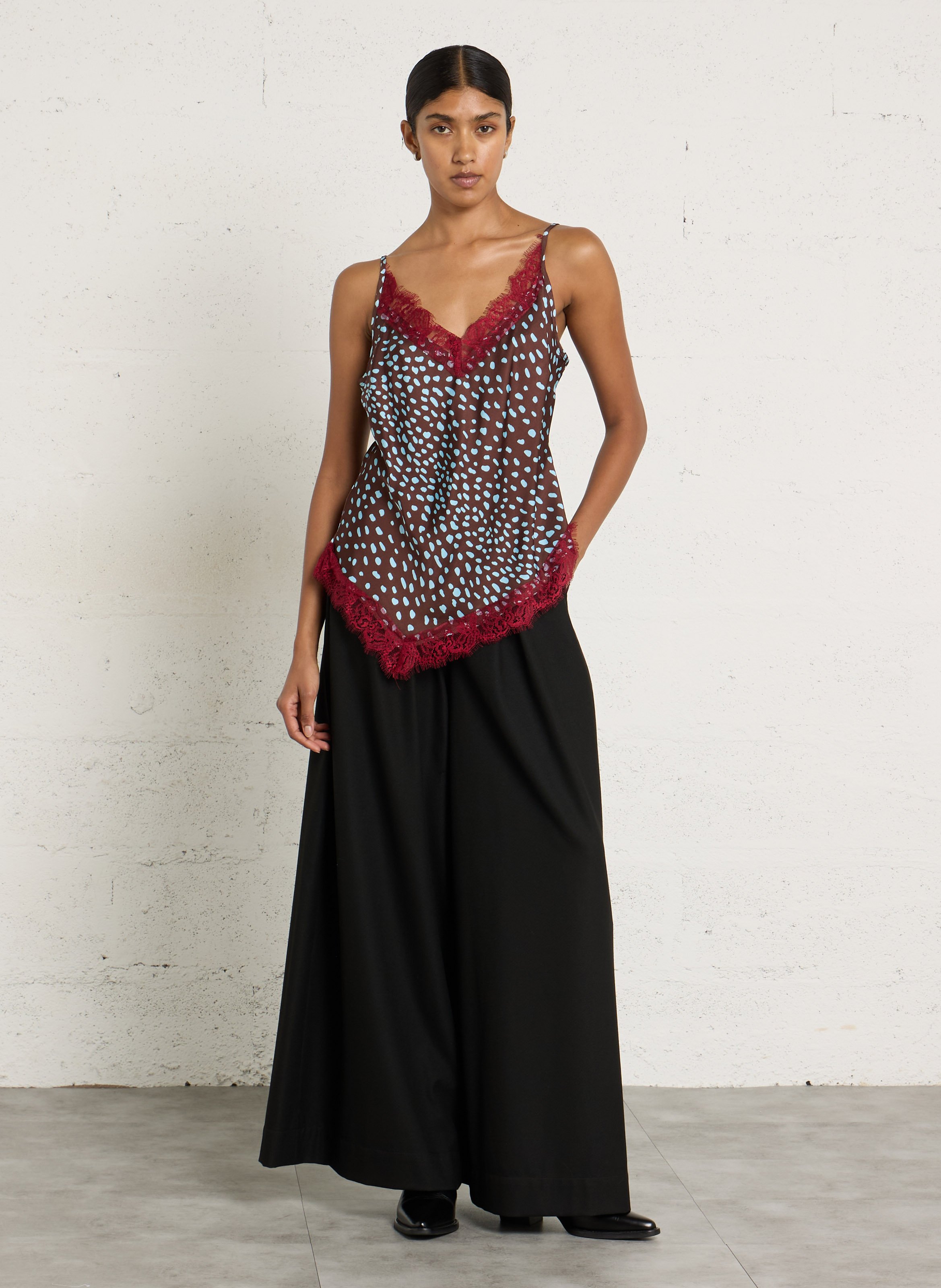 Wide-leg pants MAISON 123 Black