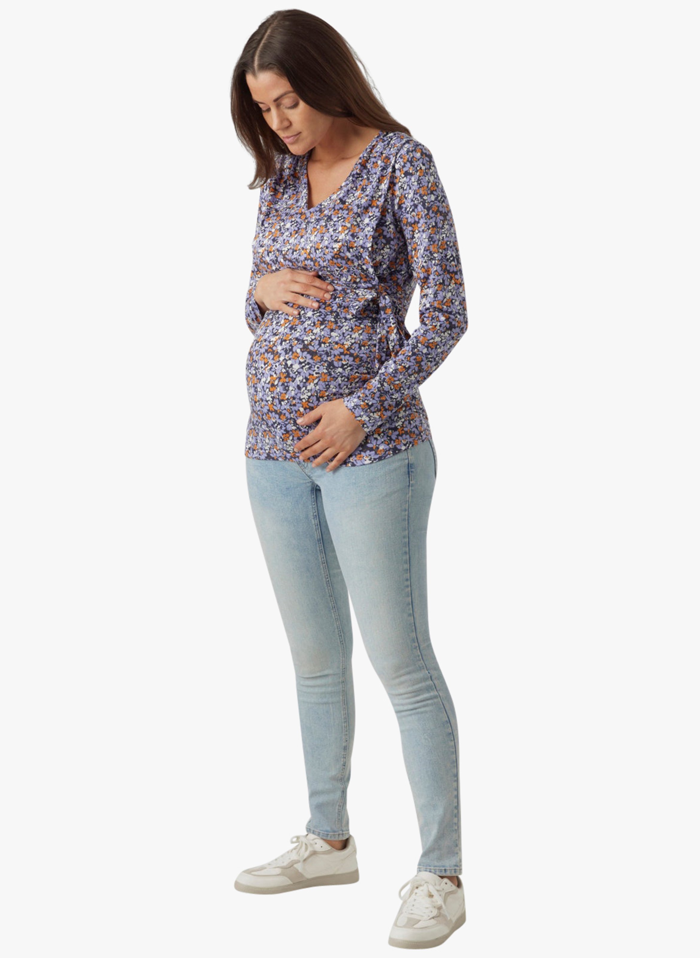 Top de grossesse à manches longues MAMALICIOUS Noir