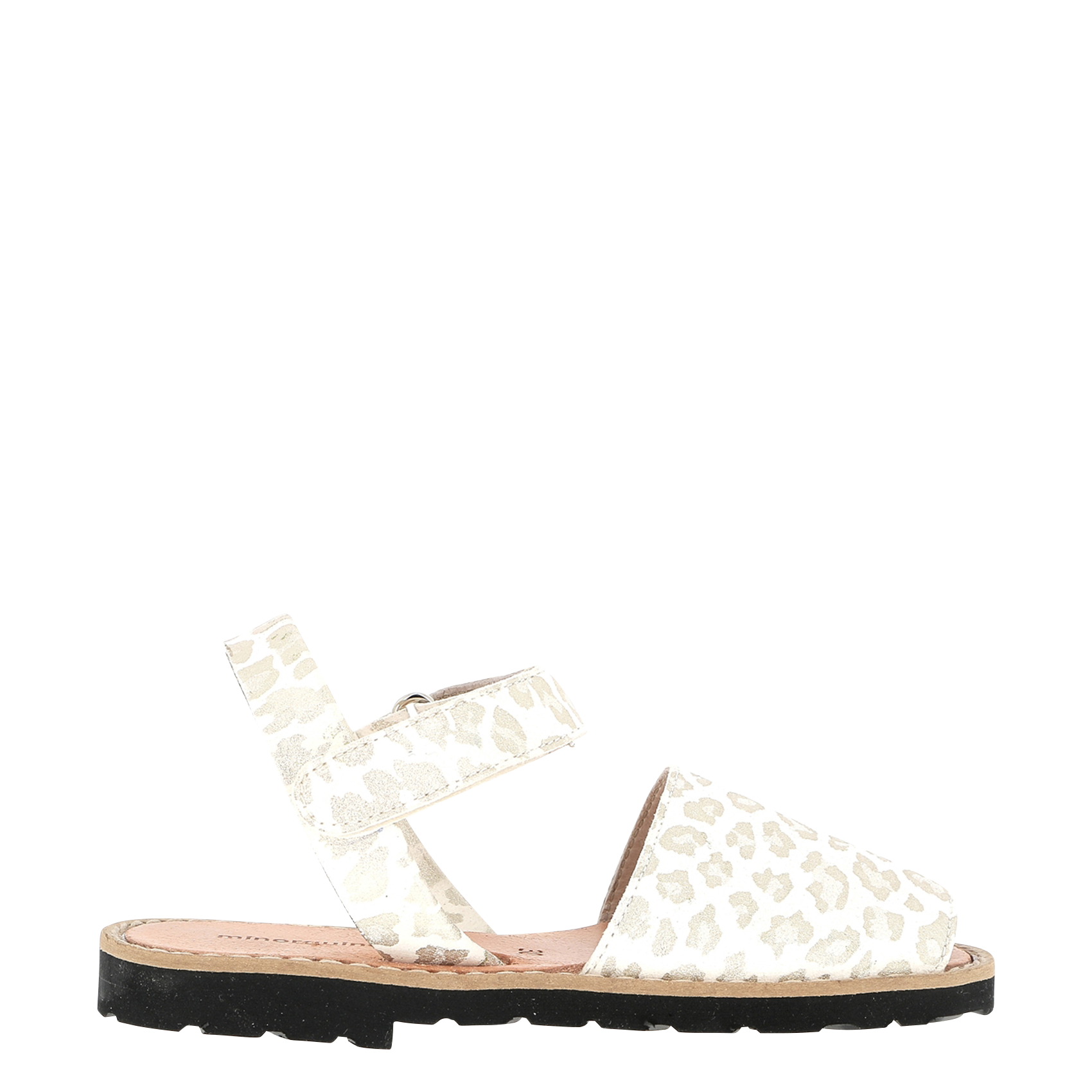 Sandales en cuir imprimé MINORQUINES Blanc