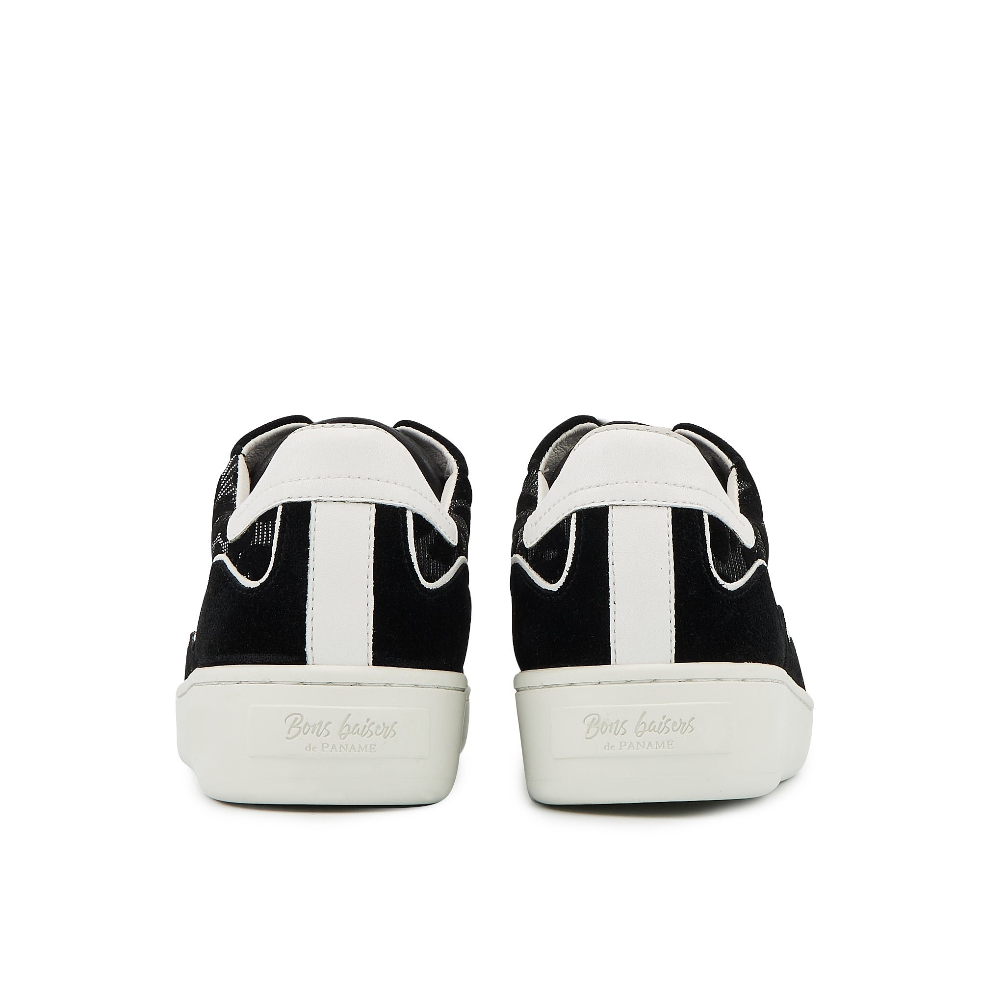 Leather sneakers BONS BAISERS PARIS Black