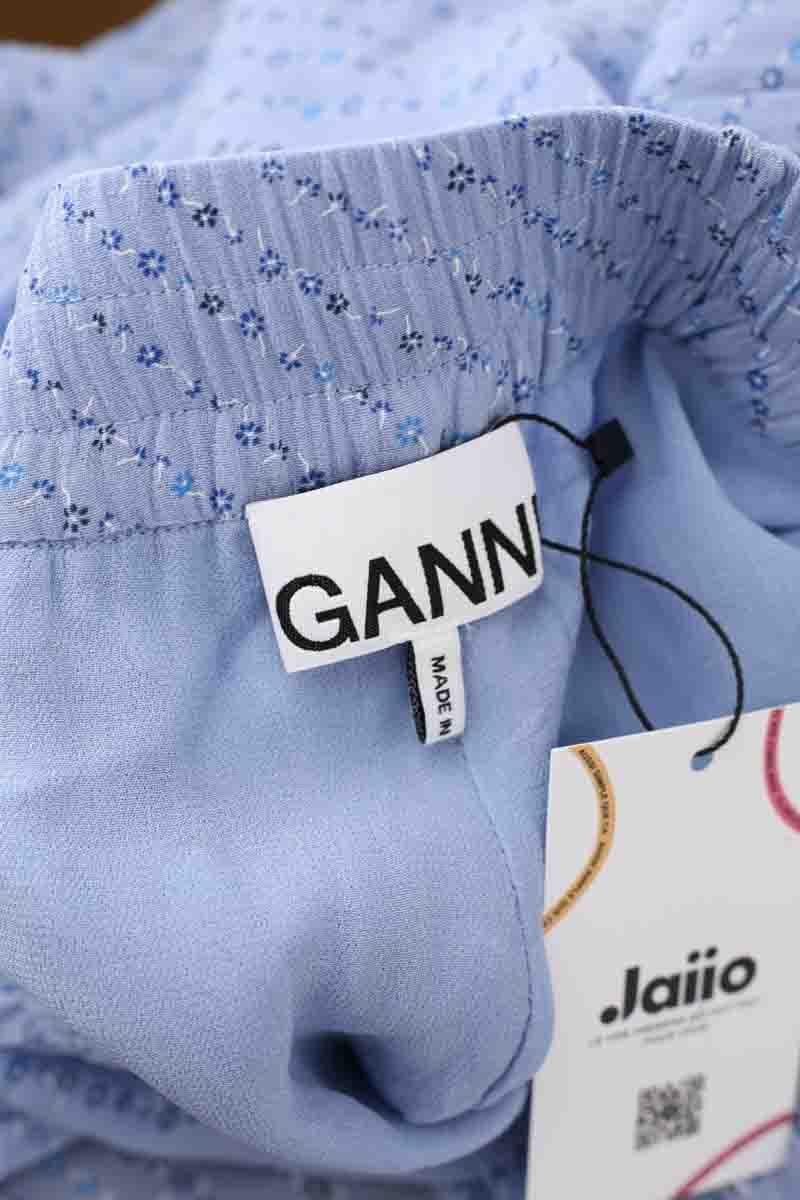 Blue skirt GANNI - Seconde Main Blue