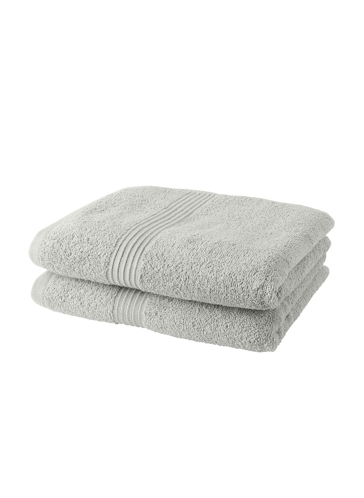 Set of 2 cotton bath towels TODAY LINGE DE MAISON