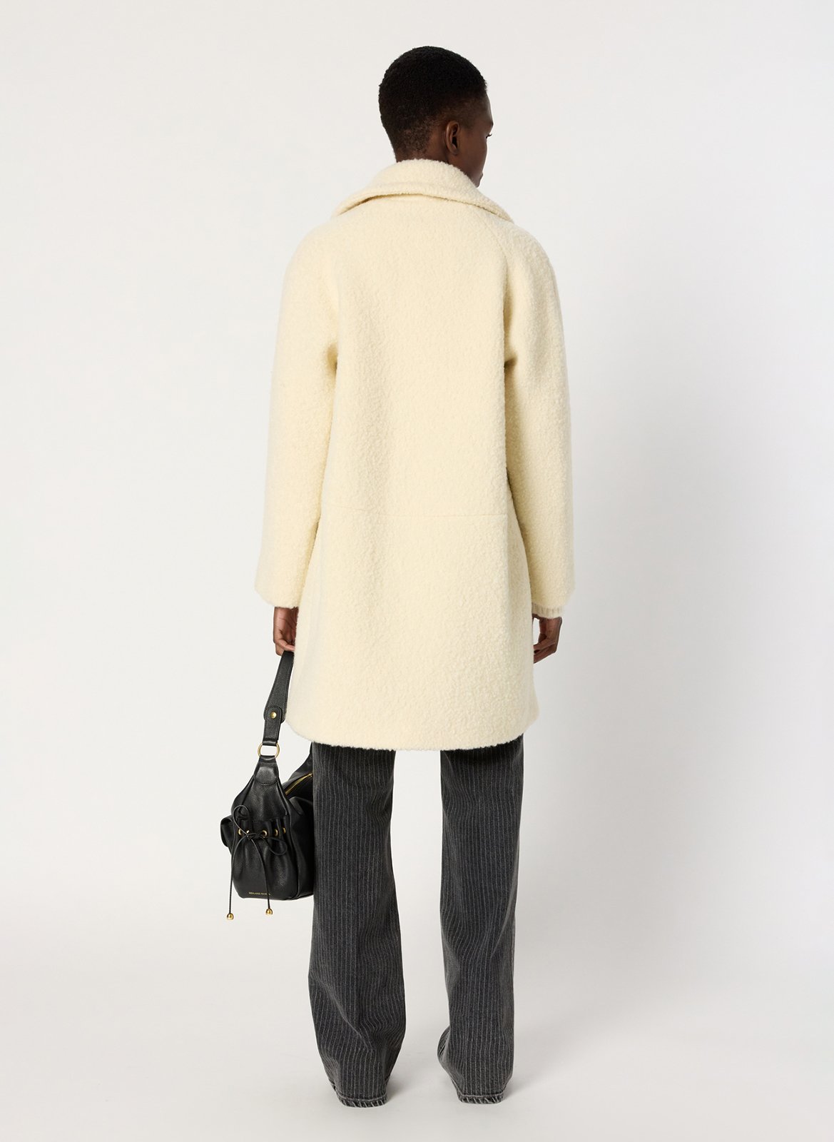 Jas van alpacawol GERARD DAREL Beige