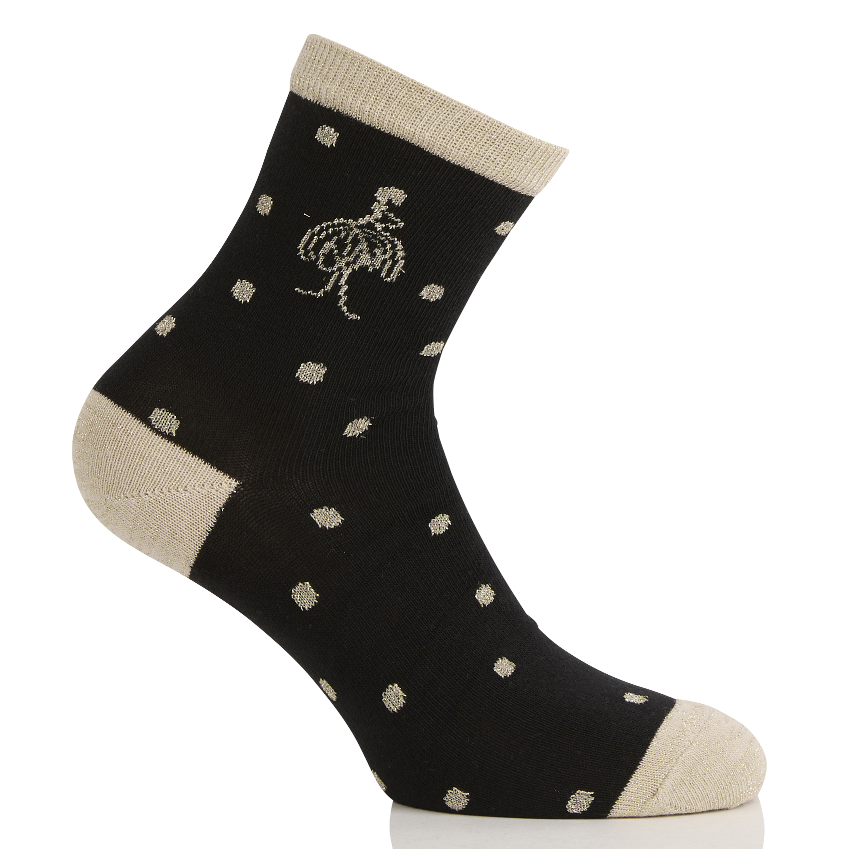 Set met 3 paar kousen ONE STEP Zwart