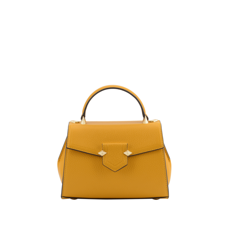 Handbag - cowhide leather POURCHET Red