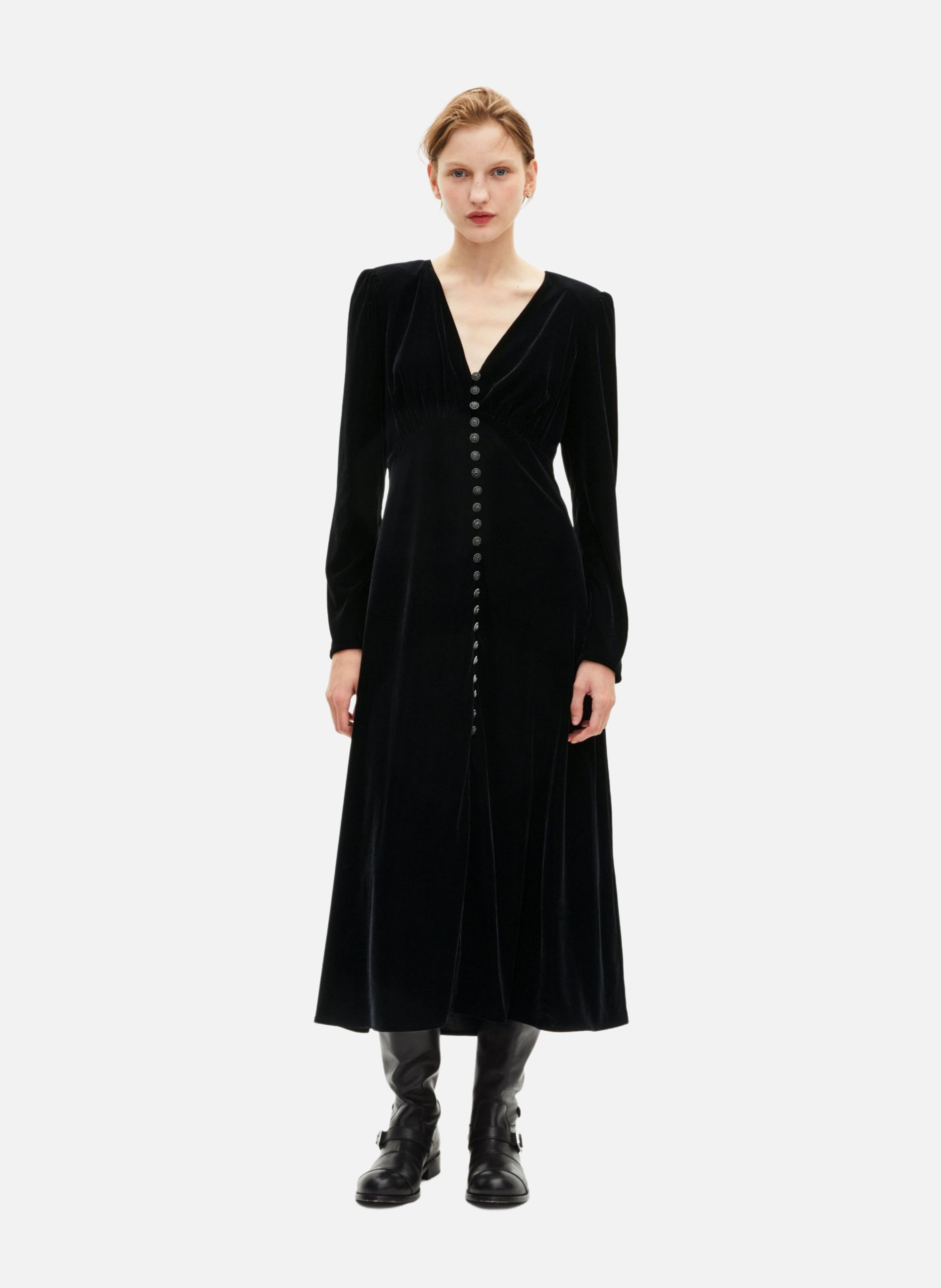 Long black dress THE KOOPLES Black