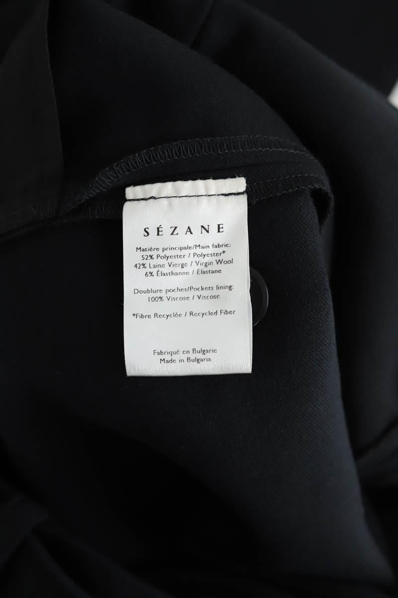 Wide trousers SEZANE - Seconde main Black