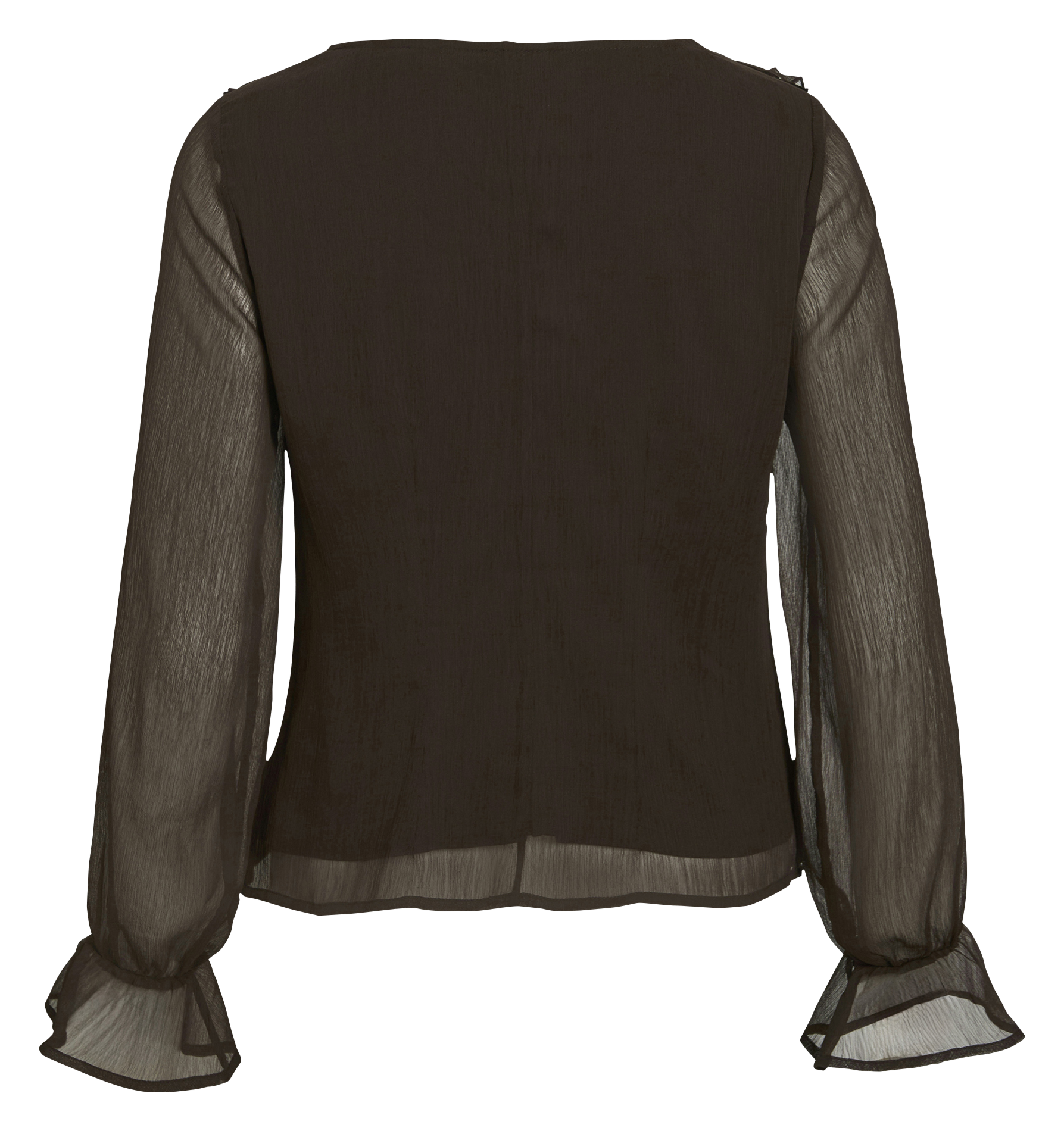 V-neck blouse VILA Brown