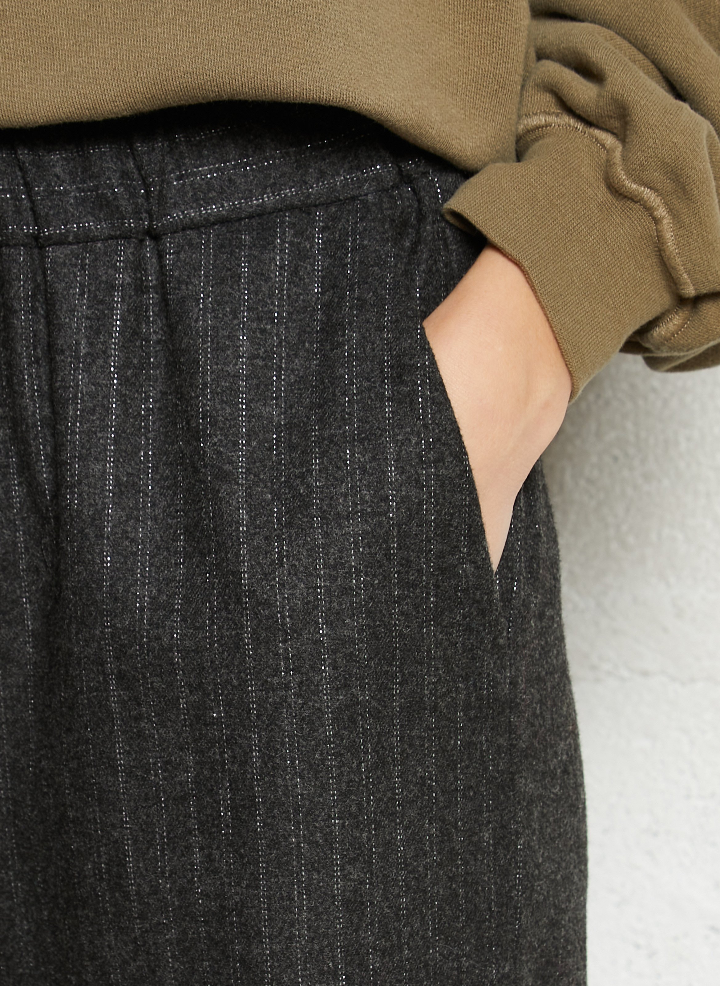 Pantalon large  DIEGA Argent