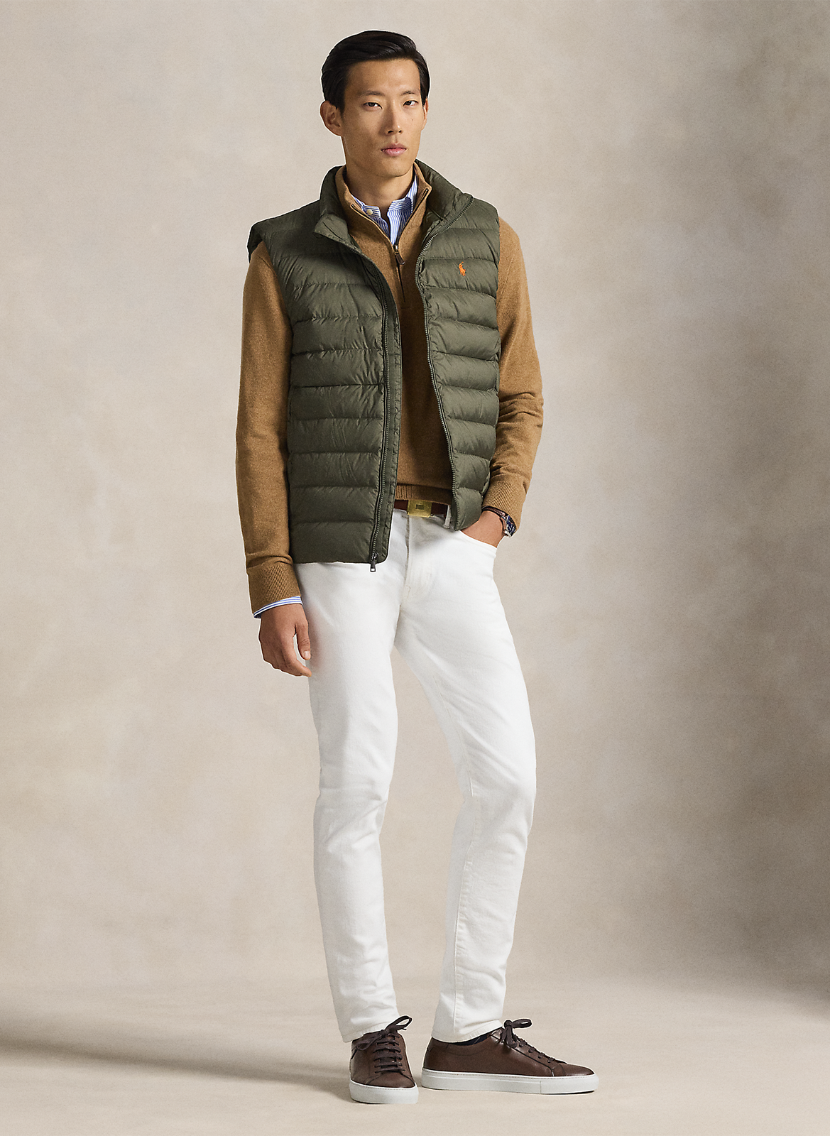 Doudoune col montant  POLO RALPH LAUREN Vert