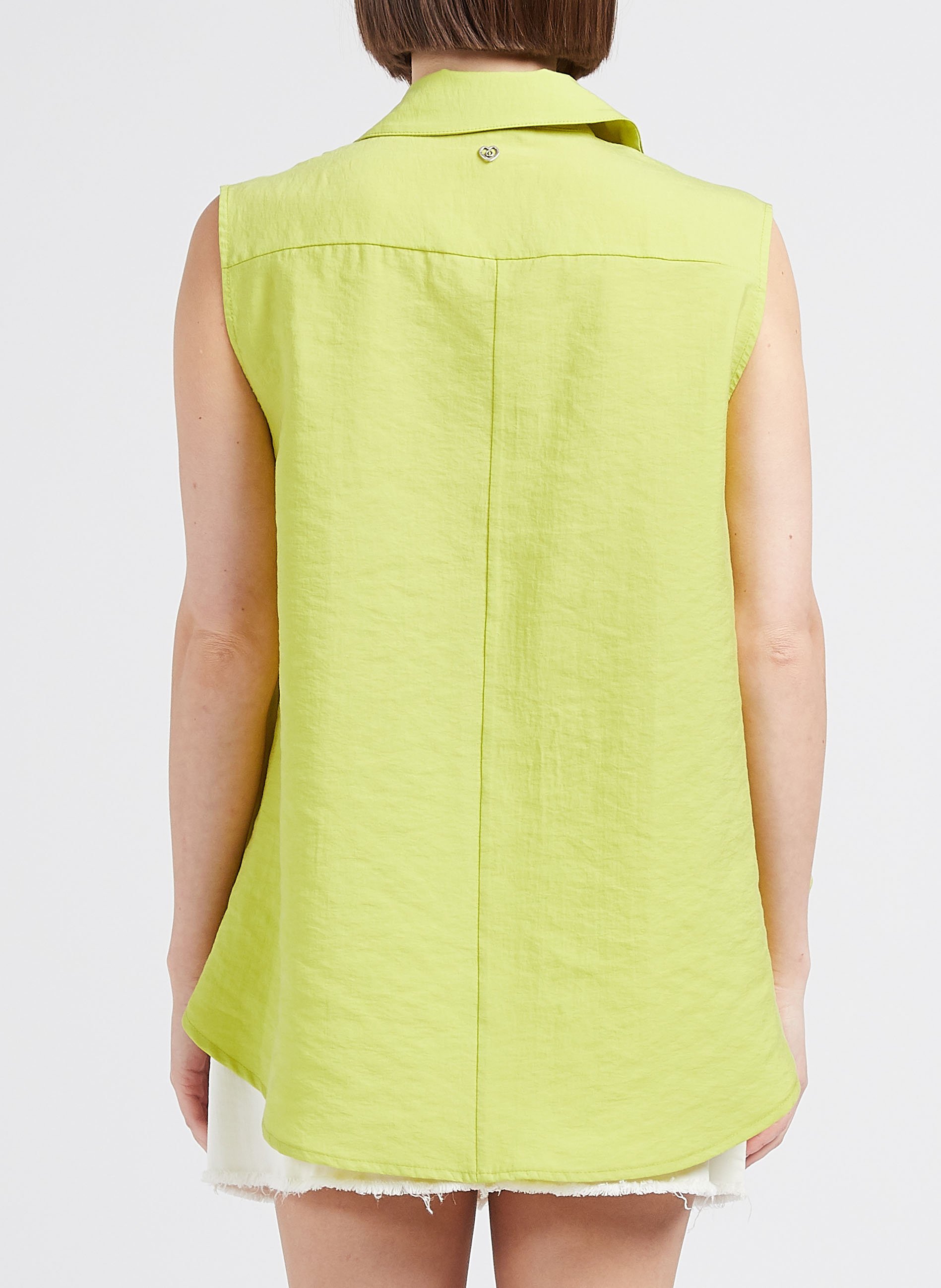 Chemise col classique ample  PLEASE Vert