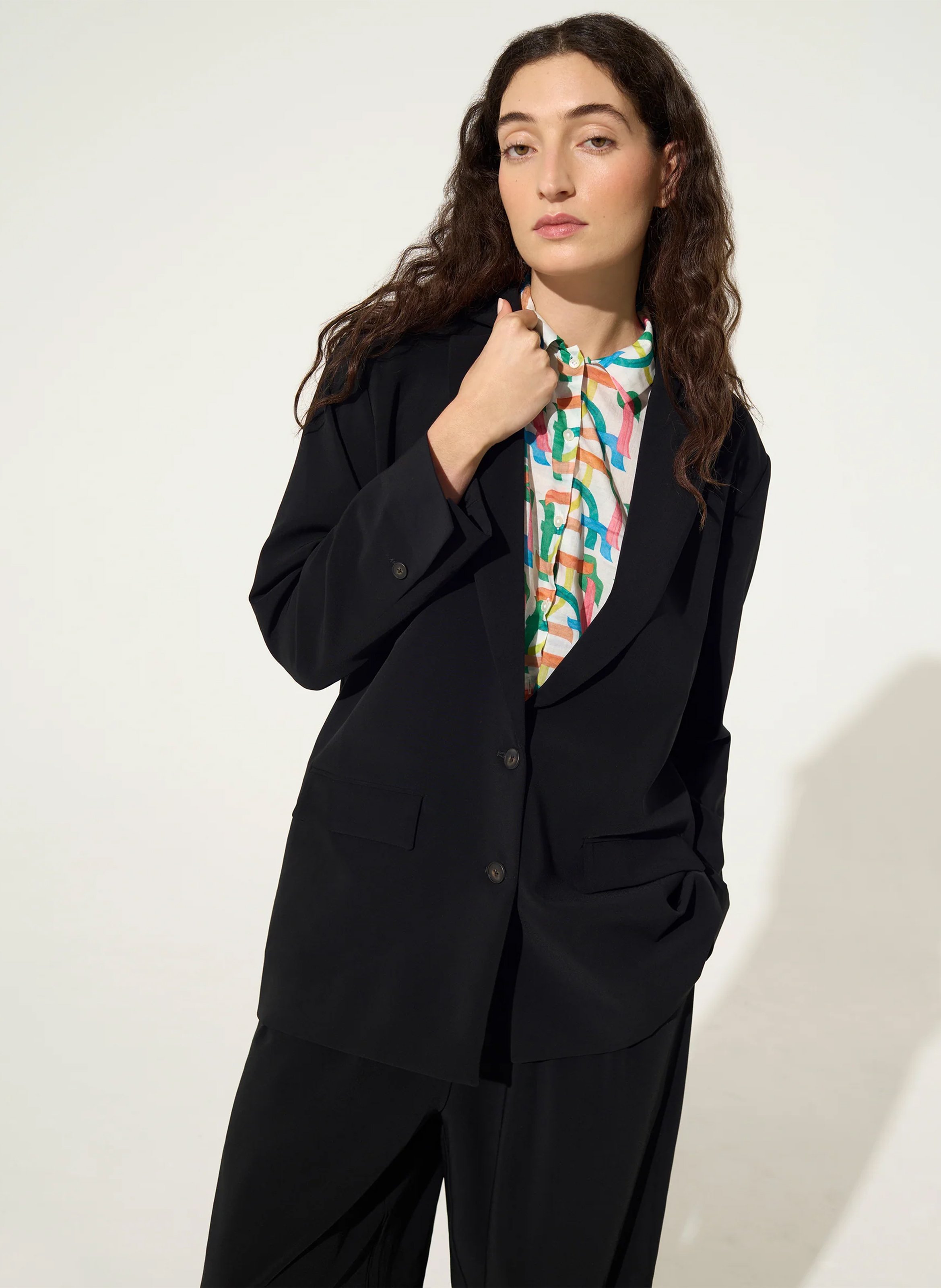 Suit jacket with pockets ACOTE Black