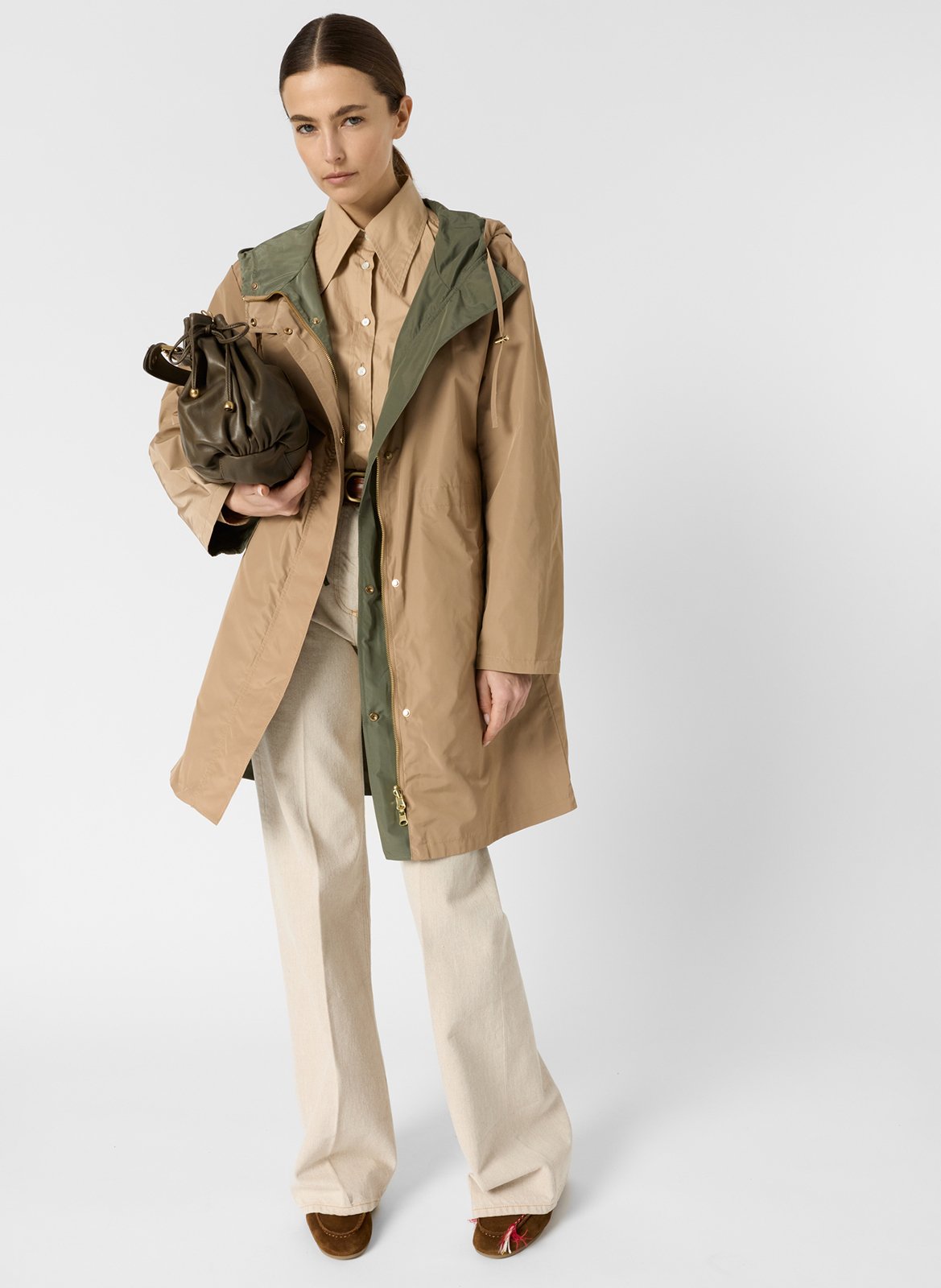 Wende-Trenchcoat mit Stehkragen GERARD DAREL Beige