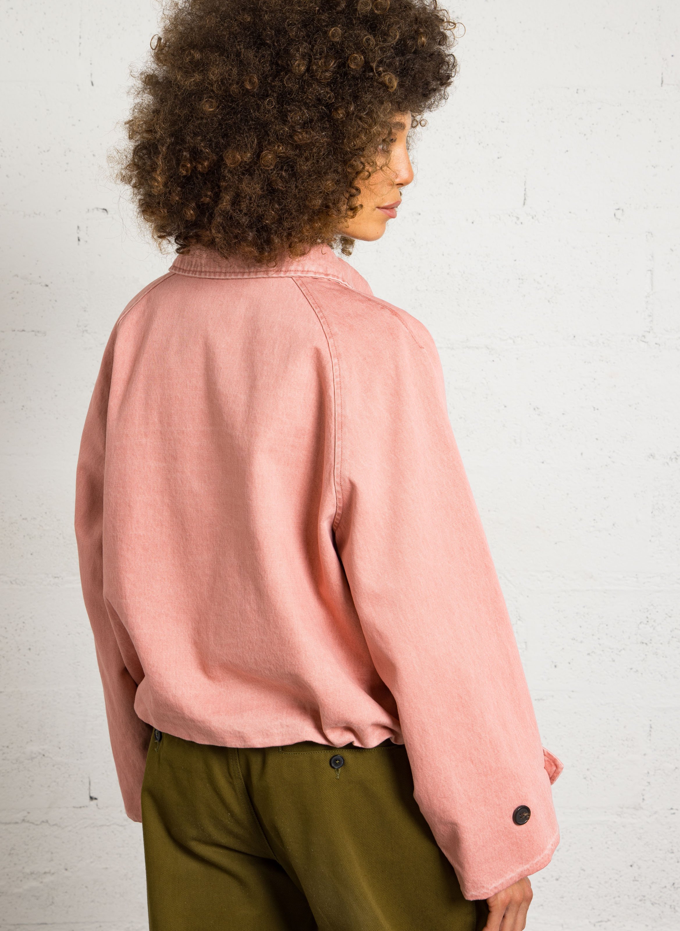 Jeansjacke mit klassischem Kragen BELLEROSE Rosa