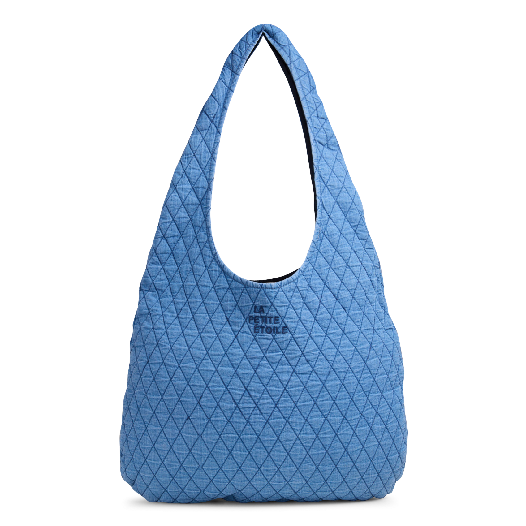 Einkaufstasche aus Baumwolle LA PETITE ETOILE Stone-bleached Jeans