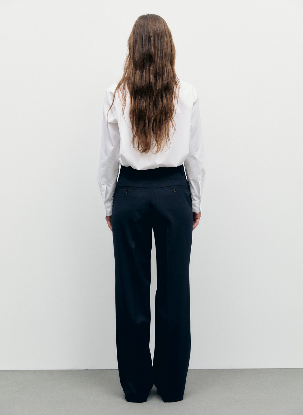 Wide-leg high-waisted pants GERARD DAREL Blue