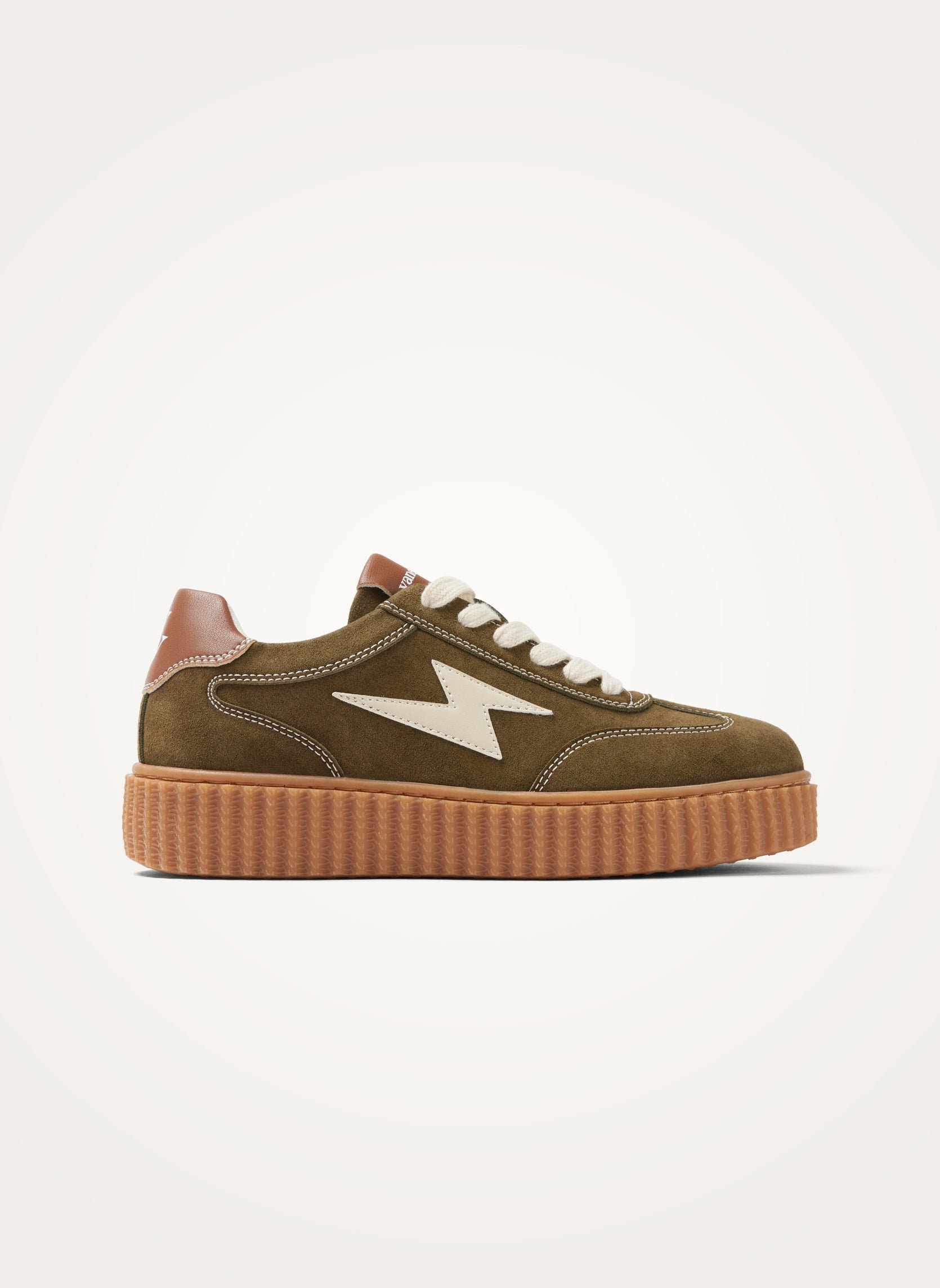 Low-top lace-up sneakers VANESSA WU Green