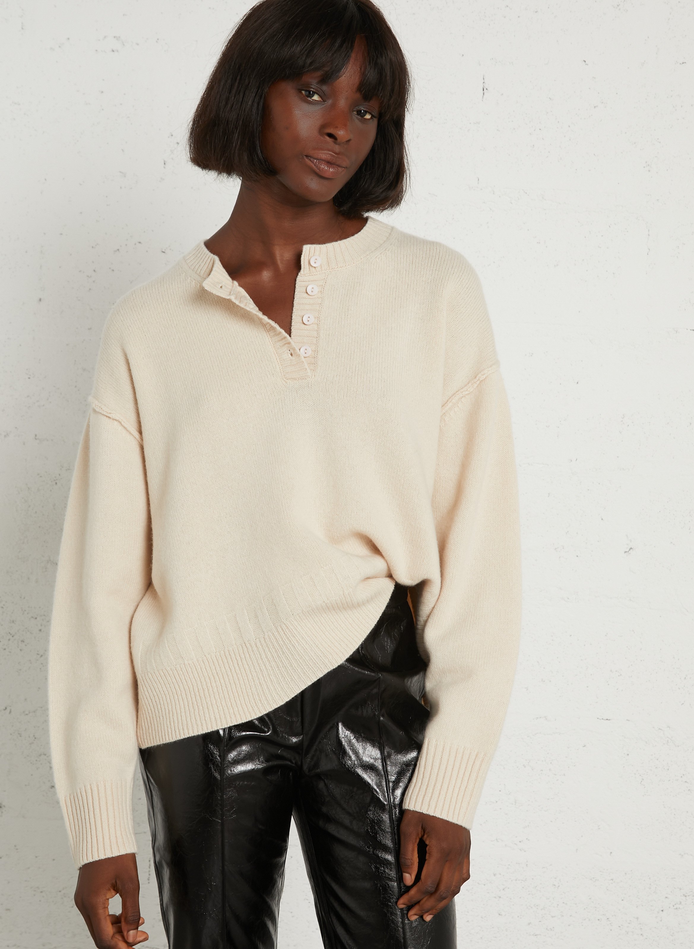 Round-neck wool sweater BELLA JONES