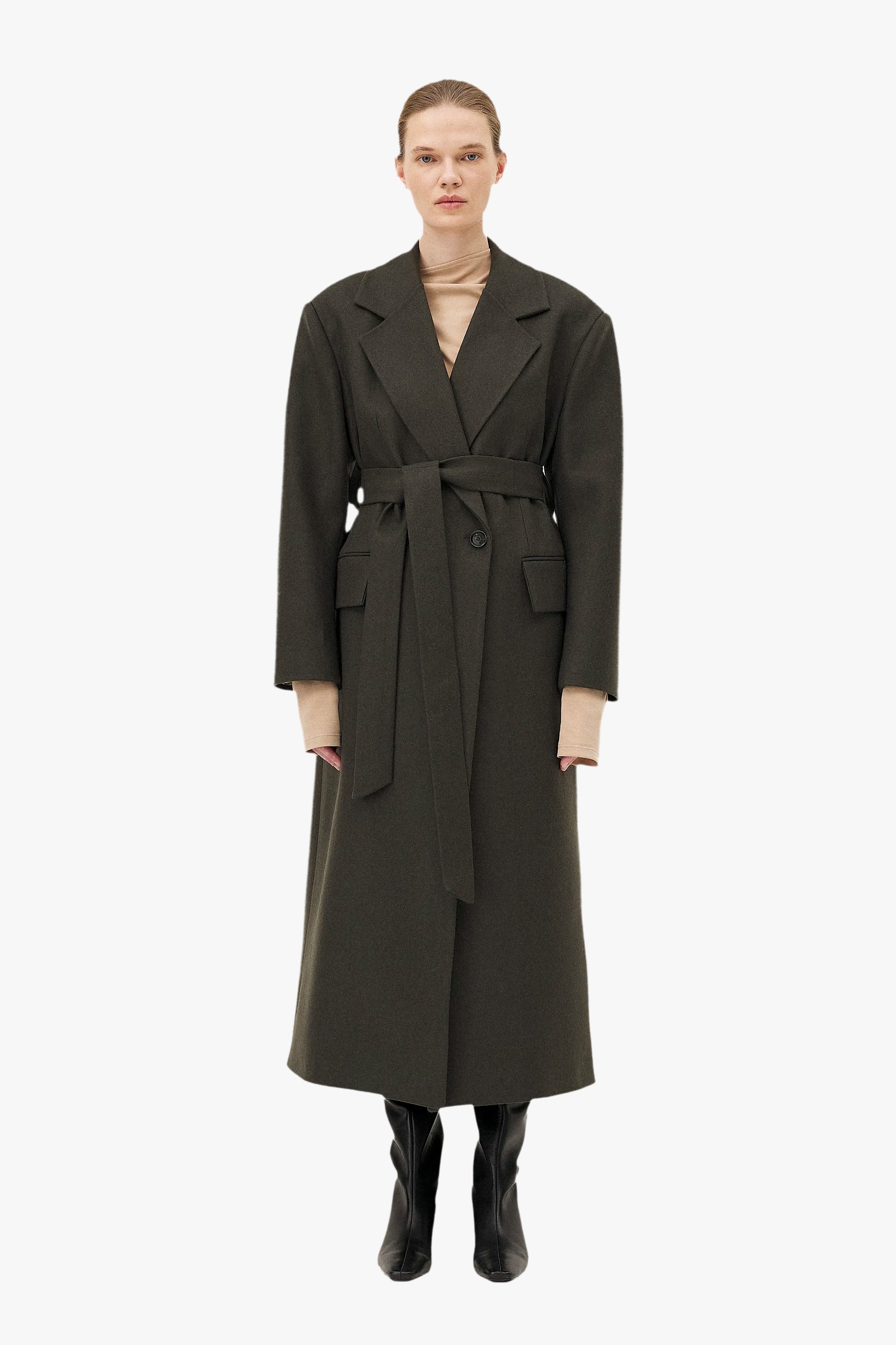 MANTEAU STRUCTURÉ KUNO Noyoco Green