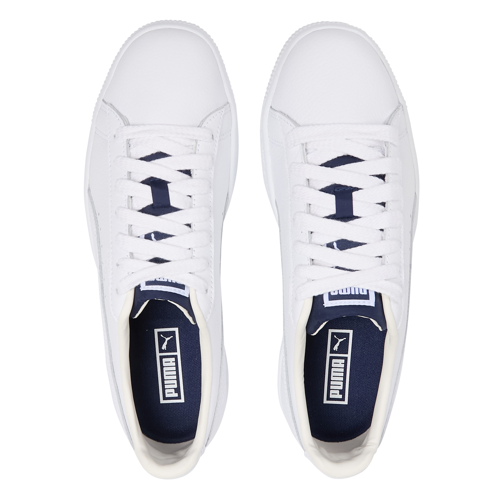 Lage, leren sneakers PUMA Wit