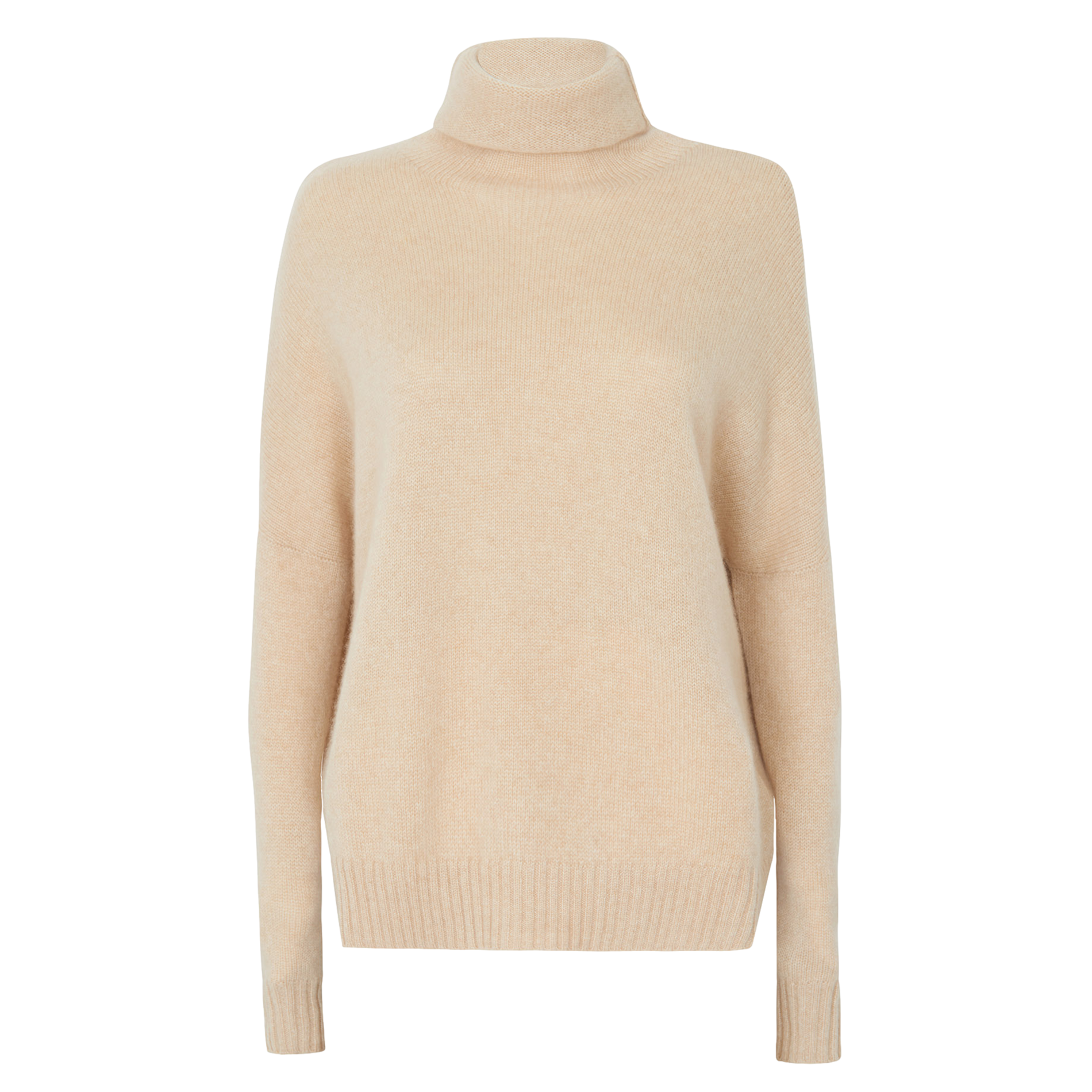 Cashmere polo neck sweater KUJTEN Beige