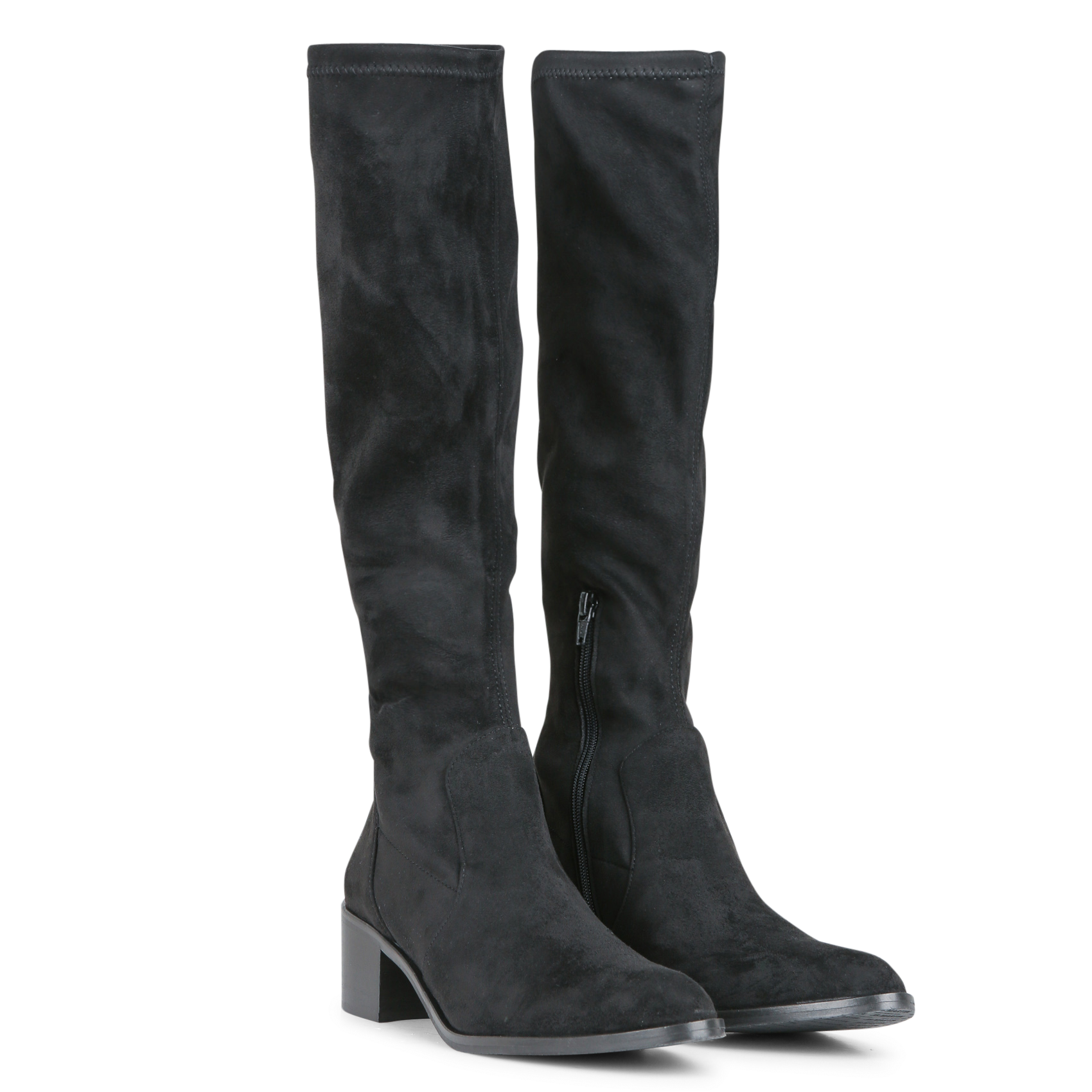 Bottes en cuir velours JB MARTIN Noir