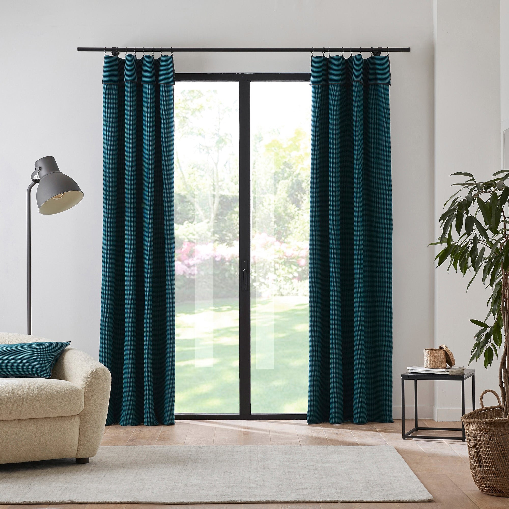 DONNIE - Panel curtain MADURA Blue