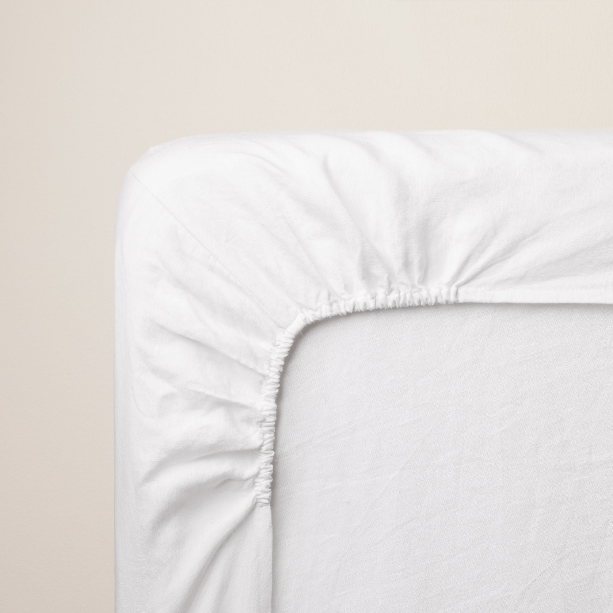 LOU - Cotton fitted sheet MADURA White