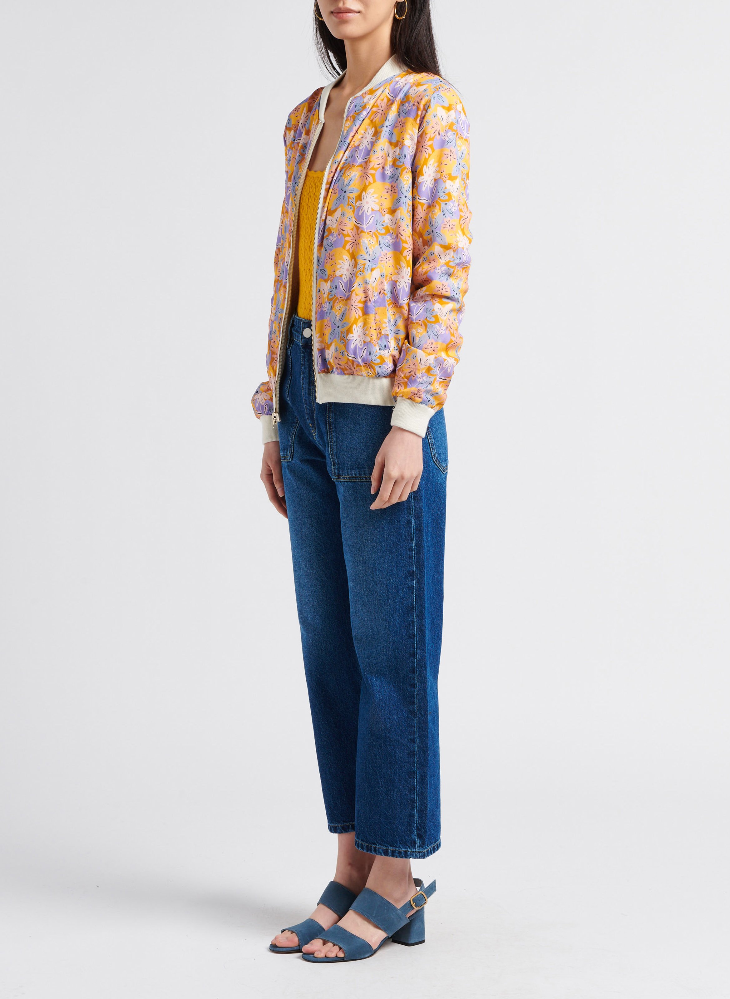 Straight Cut Jeans aus Baumwolle ACQUAVERDE Bleached Jeans