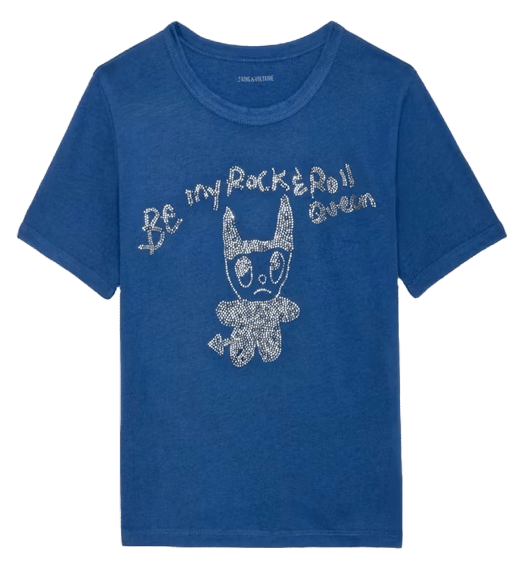 Recht T-shirt met strass ZADIG&VOLTAIRE