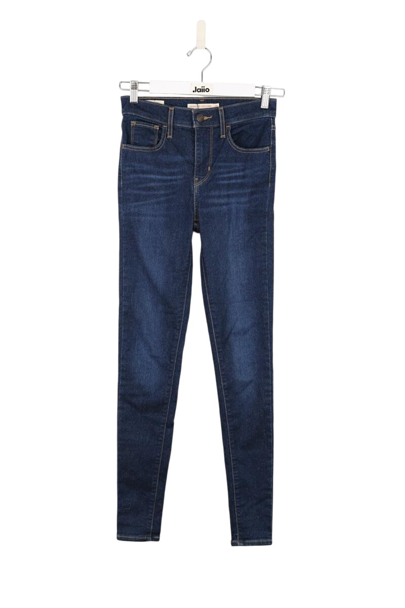 Cotton skinny jeans LEVI'S - Seconde main Blue
