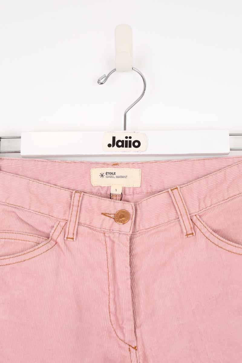 Slim-fit cotton cargo pants ISABEL MARANT ÉTOILE - SECONDE MAIN Pink