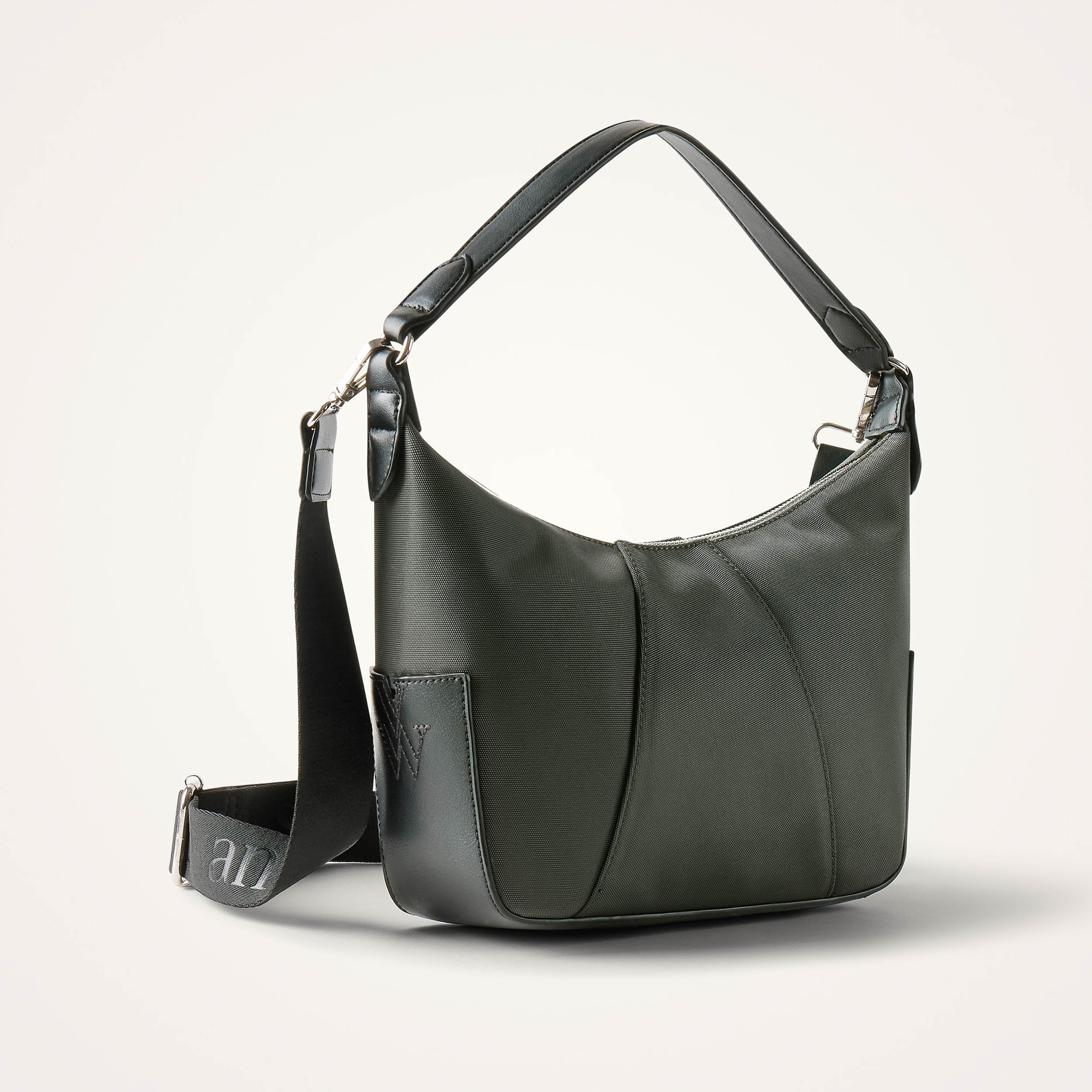 Small nylon hobo bag VANESSA WU Green