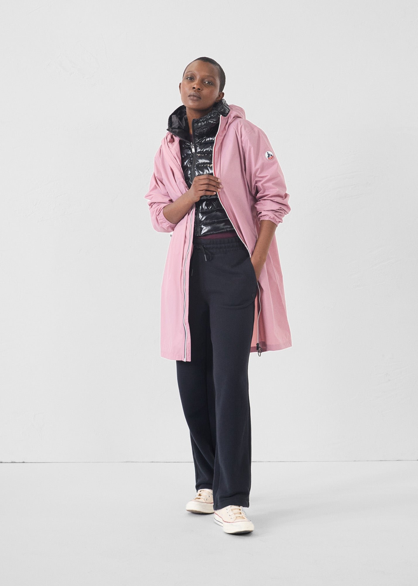 Packable long raincoat Skye JOTT Pink