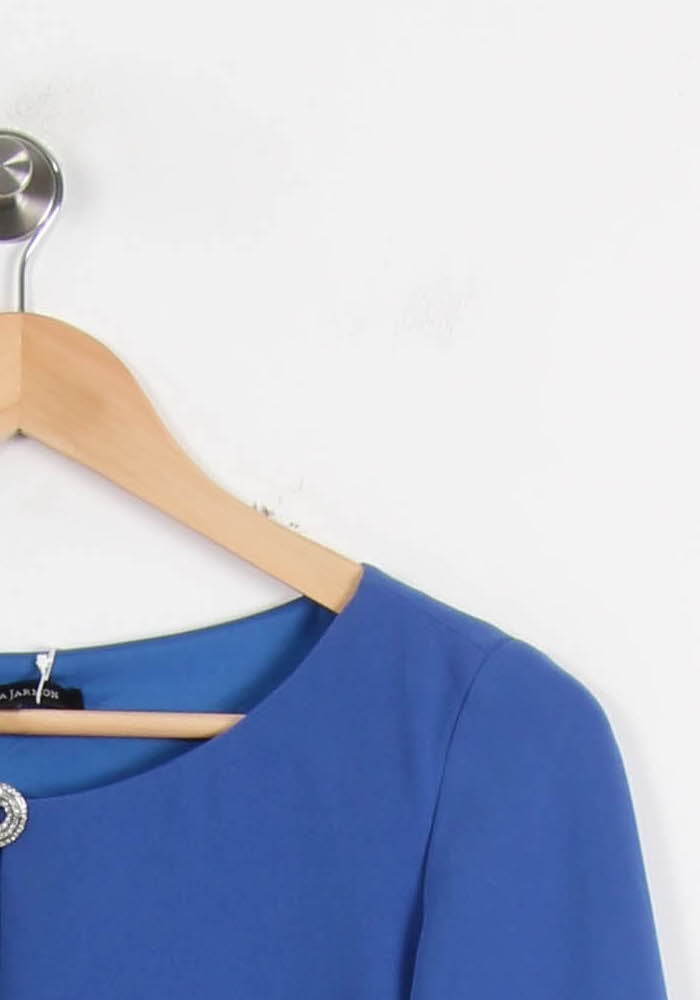 Midi dress TARA JARMON - Seconde Main Blue