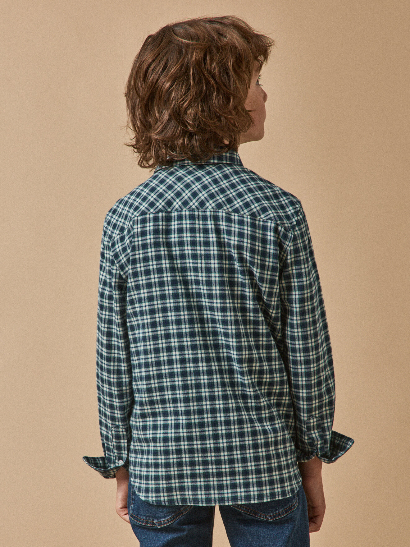 Flannel shirt CYRILLUS Blue