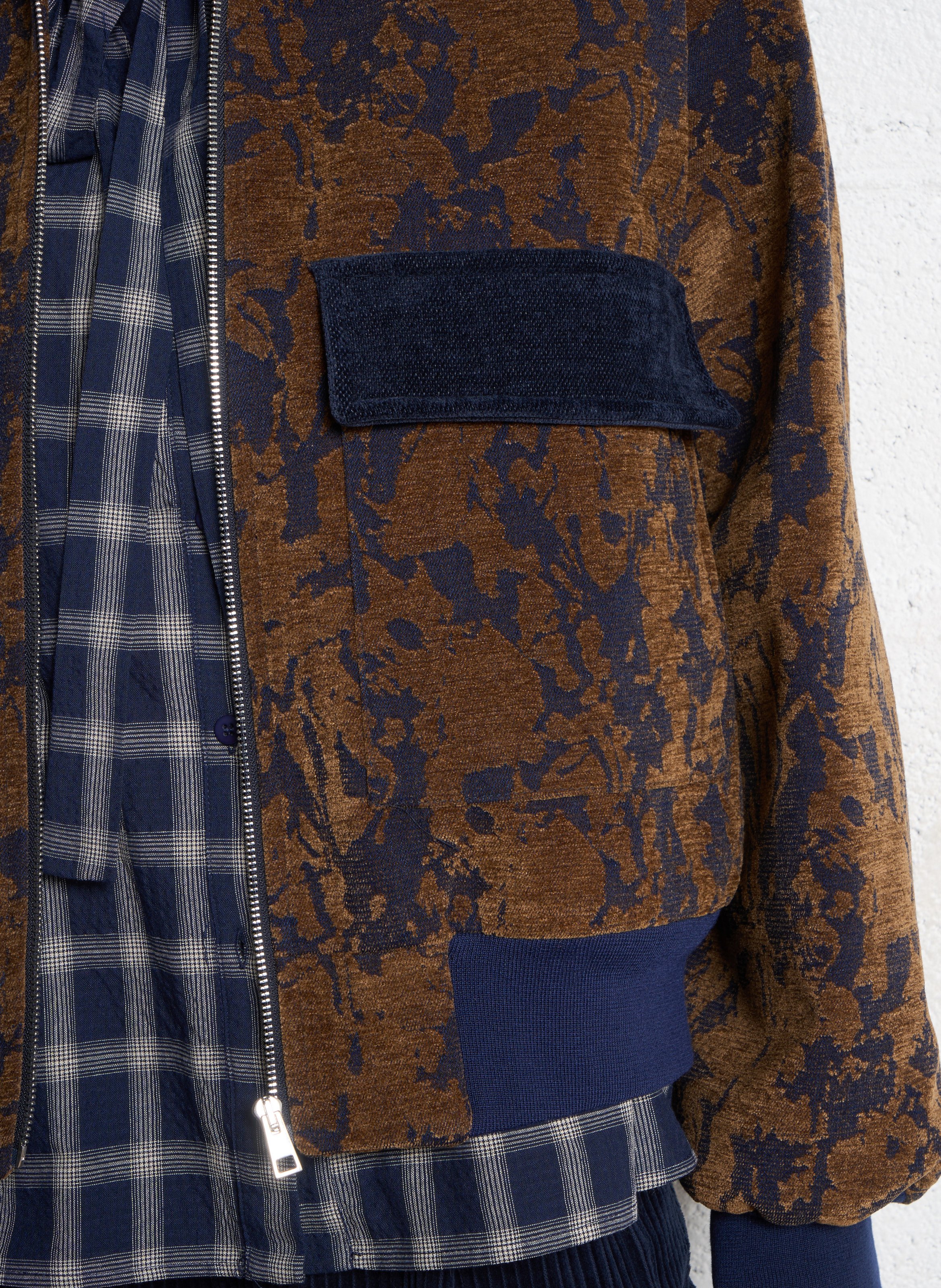 Veste col classique en coton mélangé IMPERIAL Marron