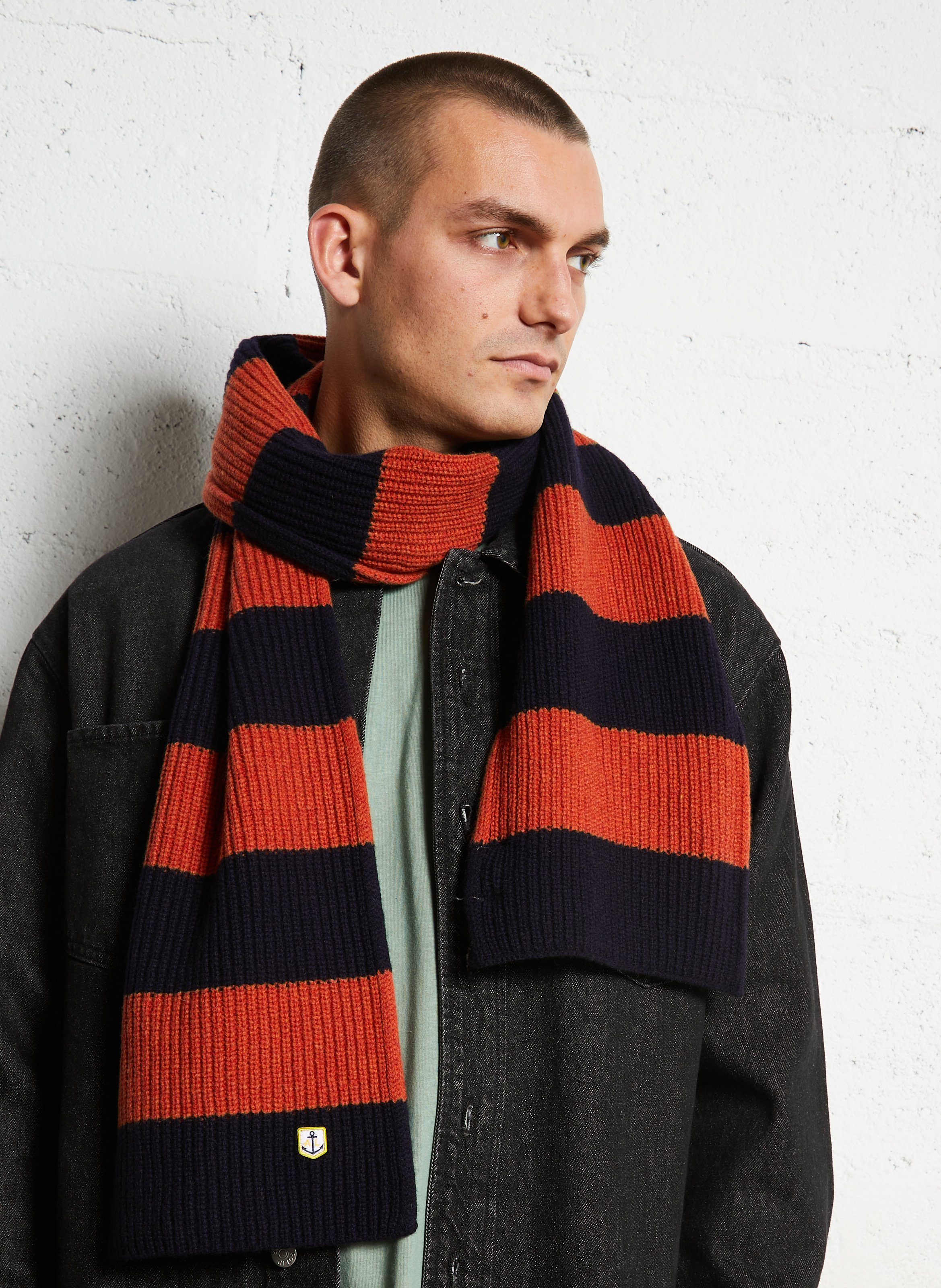 Echarpe en laine ARMOR LUX Bleu