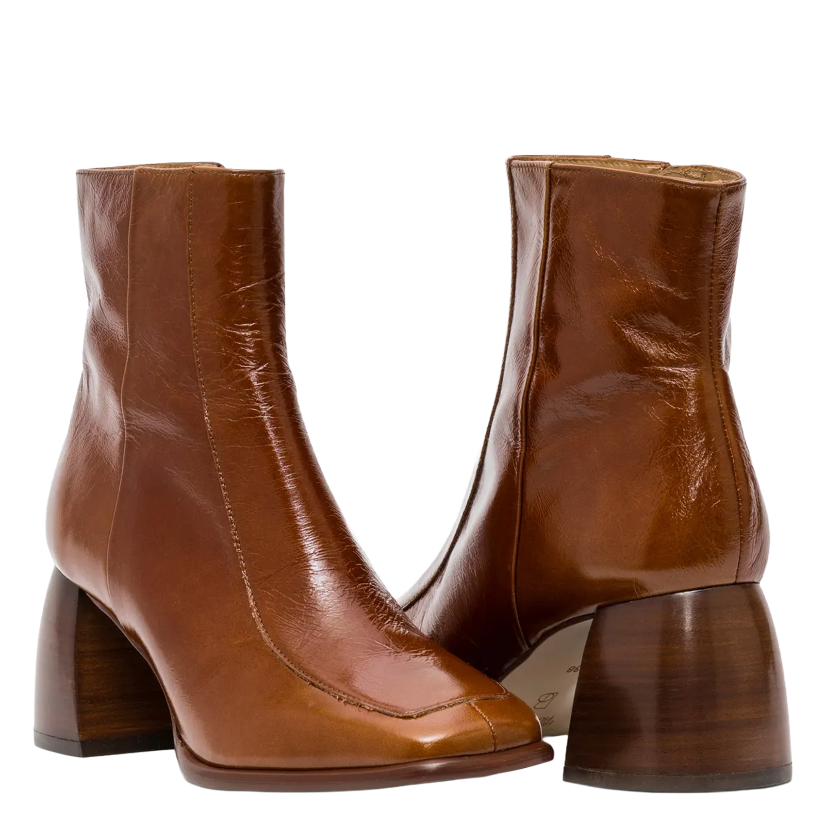 Bottines en cuir BOCAGE Marron